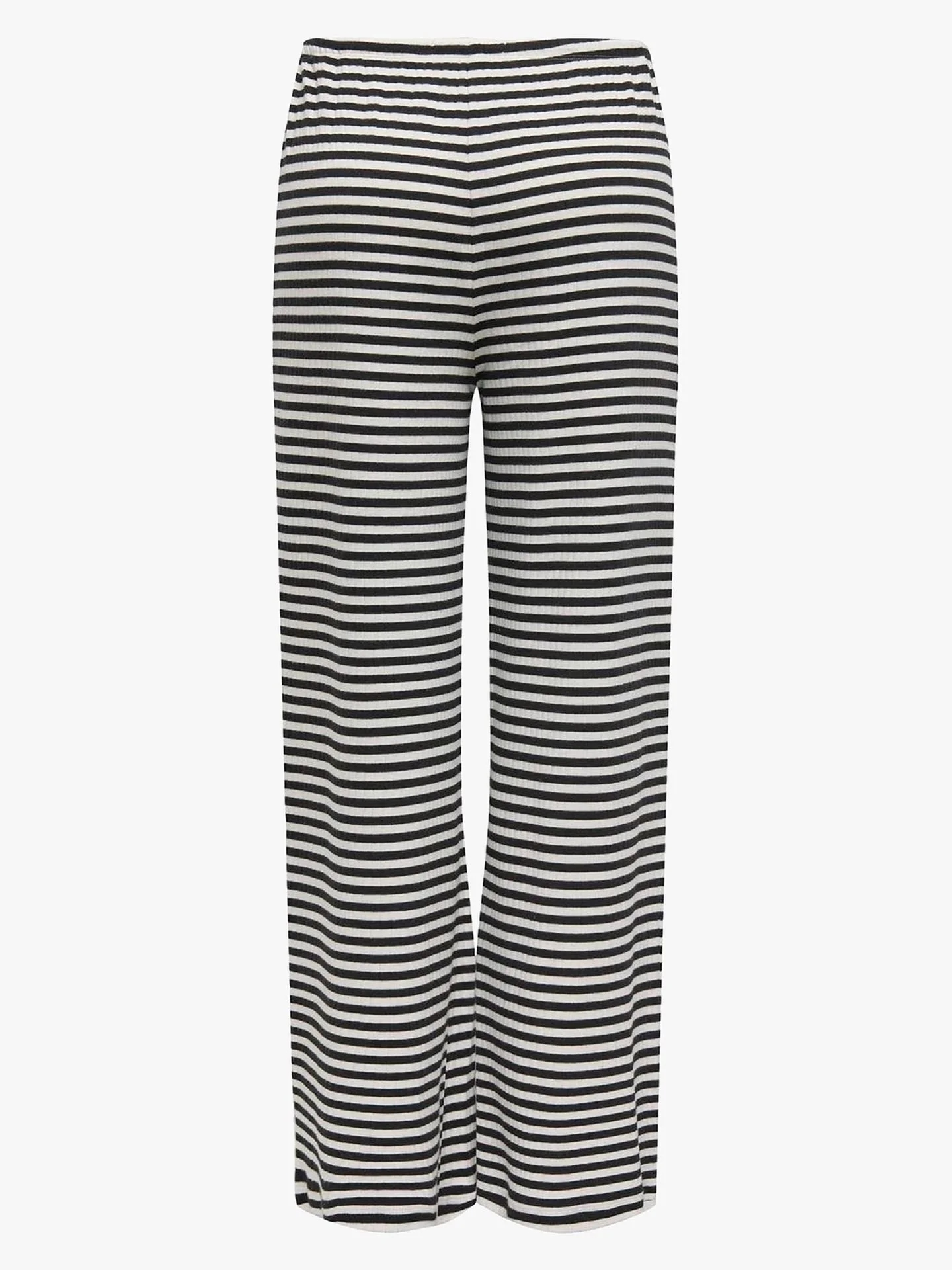 ONLY Aida Stripe Pant Black White - Image 6