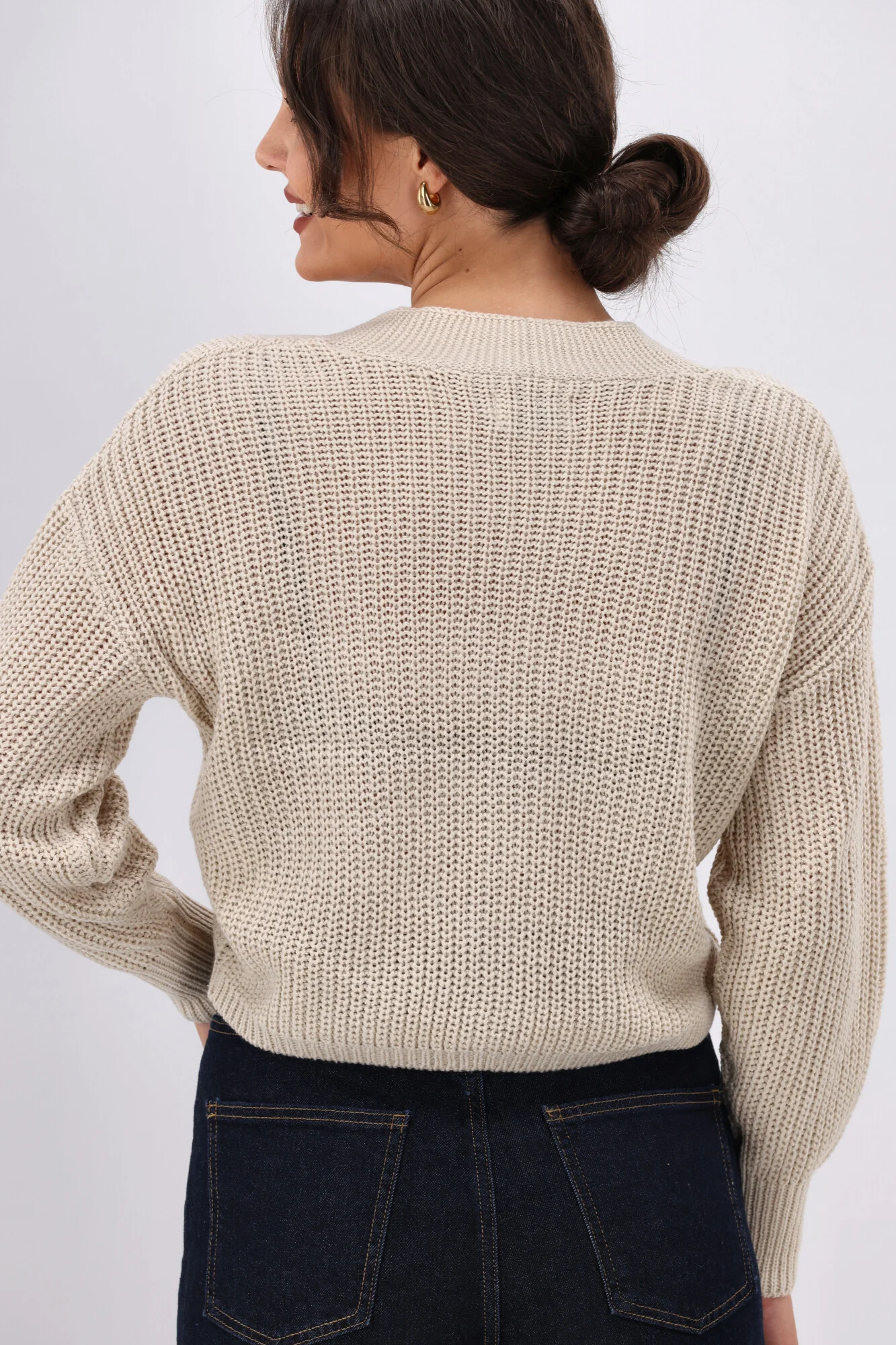 ONLY Carol Nice L/S Cardigan Pumice Stone - Image 7