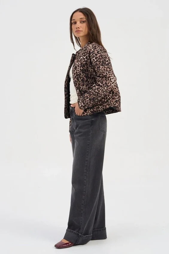 ONLY Hallie Quilted Jacket Animal - Image 5