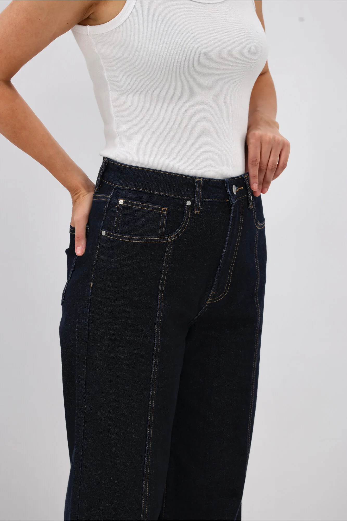 ONLY Hope High Waisted Wide Leg Jean - Image 4