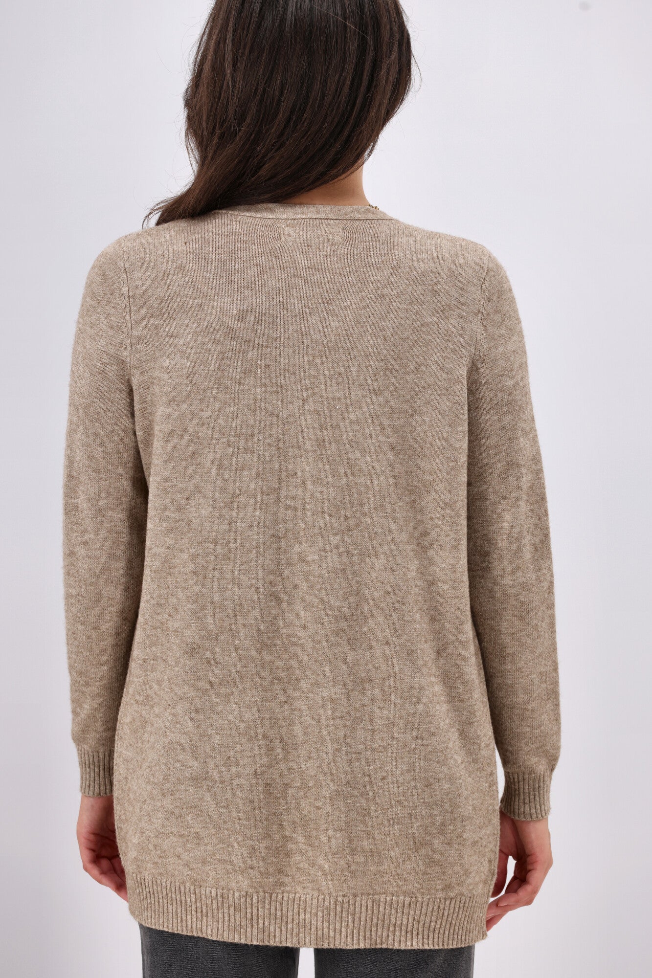 ONLY Lesly L/S Open Cardigan Beige - Image 8