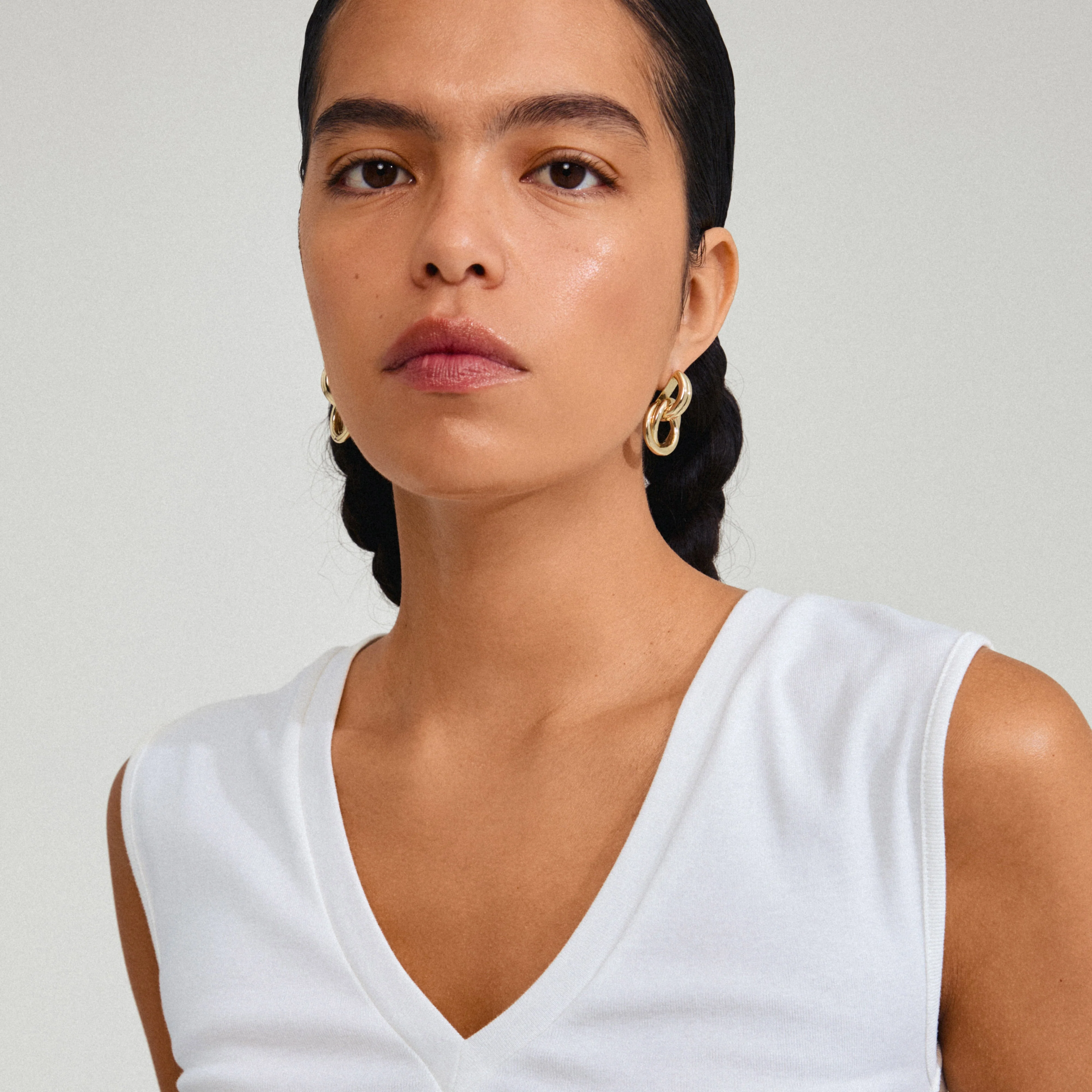 Pilgrim Agni Earrings Gold Plated - Image 3