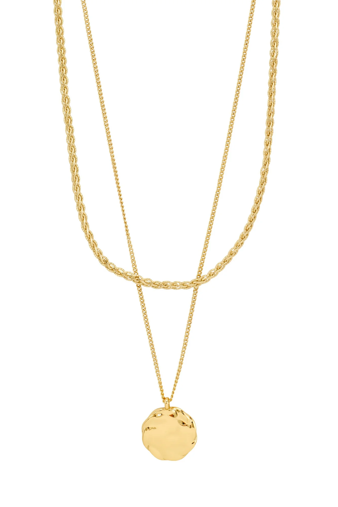 Pilgrim Declan Recycled Necklace Gold Plated - Image 3
