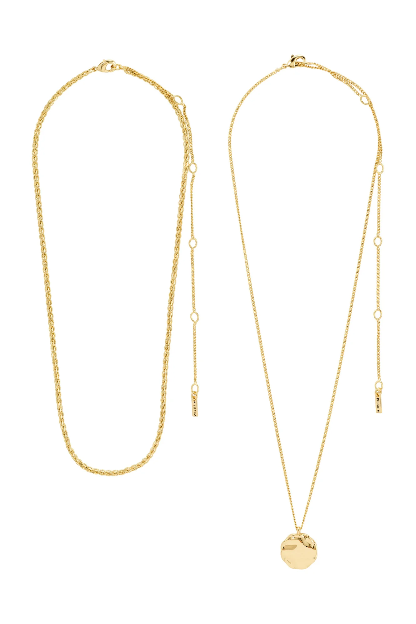 Pilgrim Declan Recycled Necklace Gold Plated - Image 4