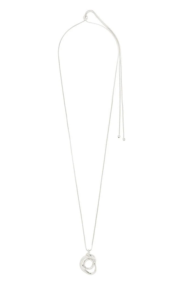 Pilgrim Diego Recycled Necklace Silver Plated