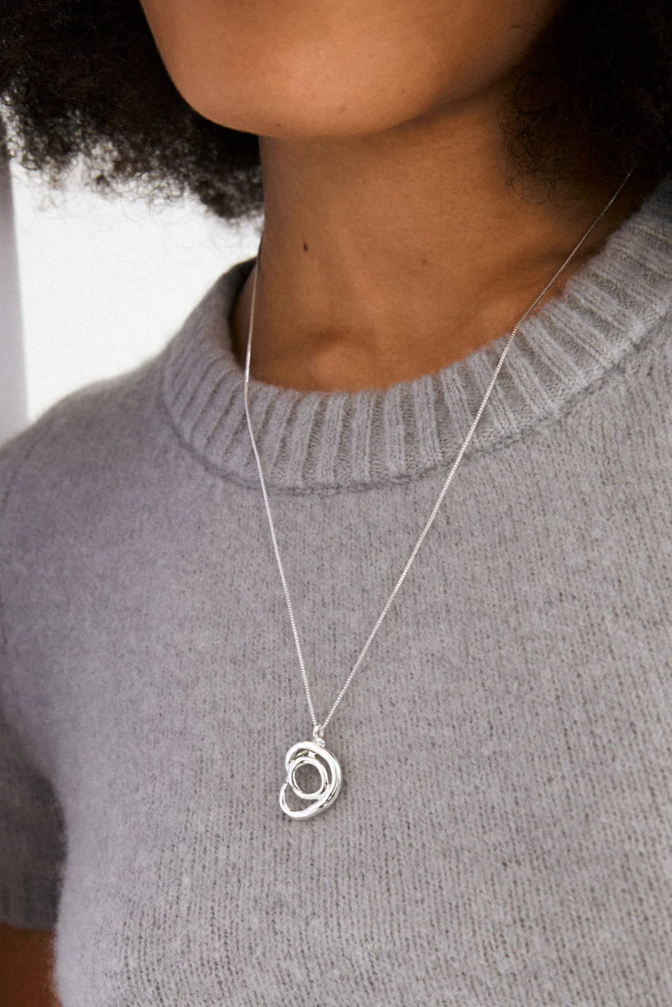 Pilgrim Diego Recycled Necklace Silver Plated - Image 2