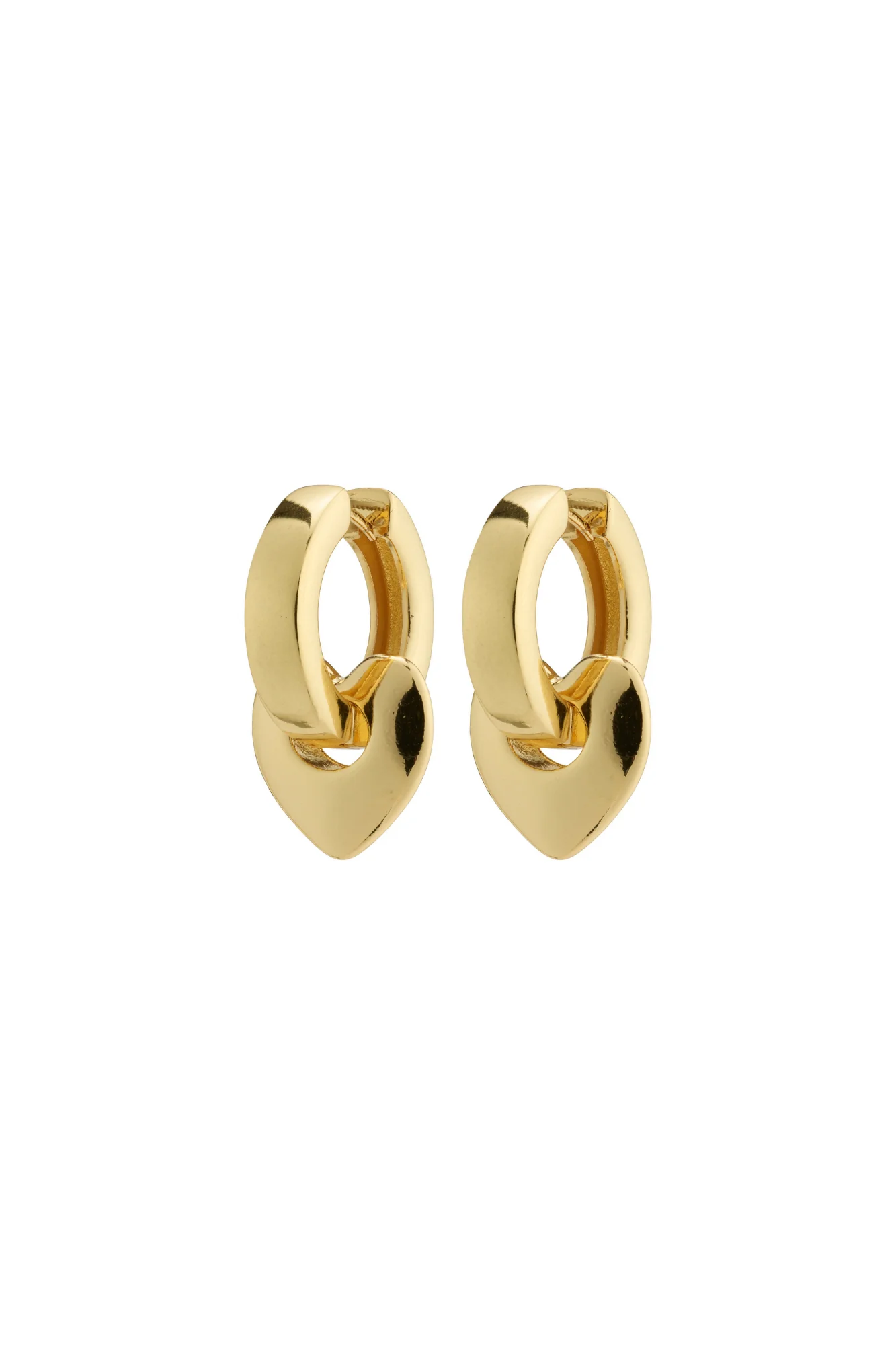 Pilgrim Iokaste Recycled Chunky Hoops Gold Plated