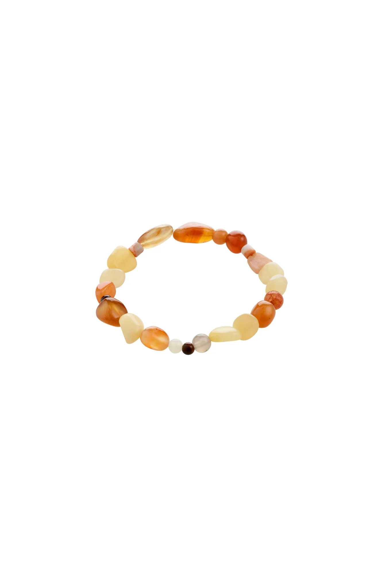 Pilgrim Iris Bracelet Sand/ Multi Silver Plated