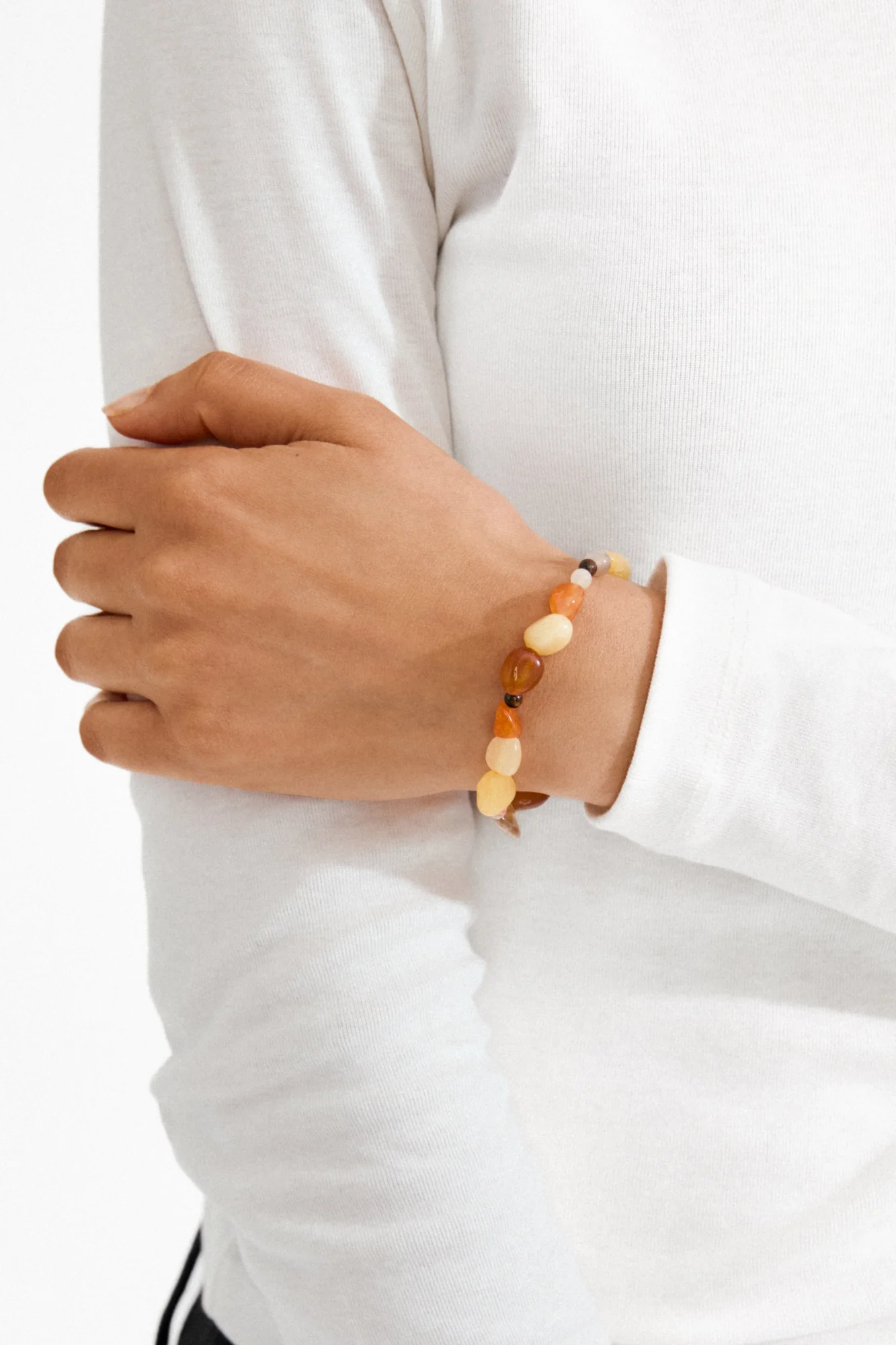 Pilgrim Iris Bracelet Sand/ Multi Silver Plated - Image 2