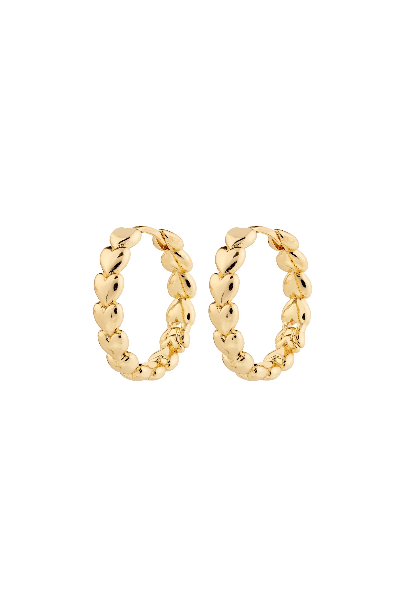 Pilgrim Maeve Recycled Hoop Earrings Gold