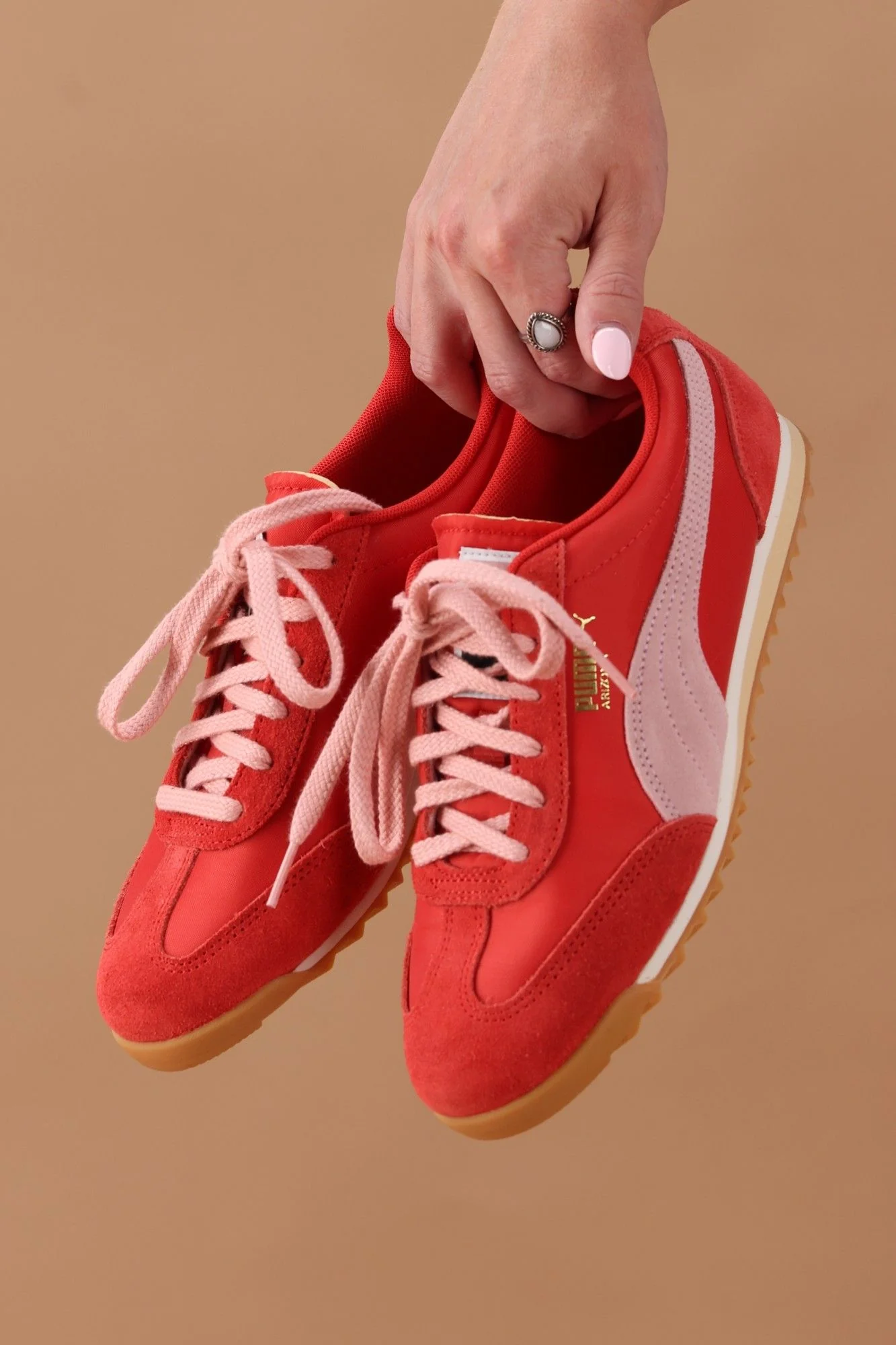 Puma Arizona Bow Wns Candy Apple Rosy Outlook Gum Womens - Image 11