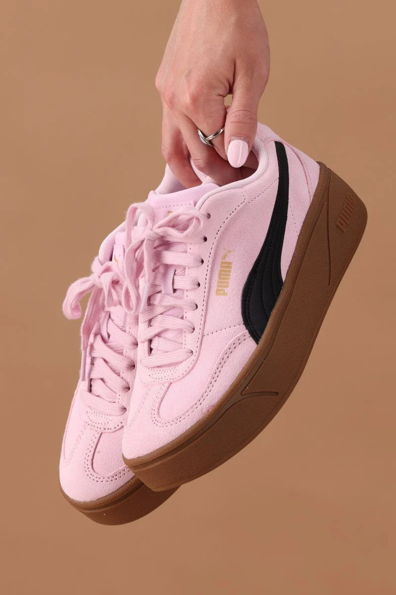 Puma Club II Era Platform SD Wmns Pearl Pink PUMA Black Womens - Image 3