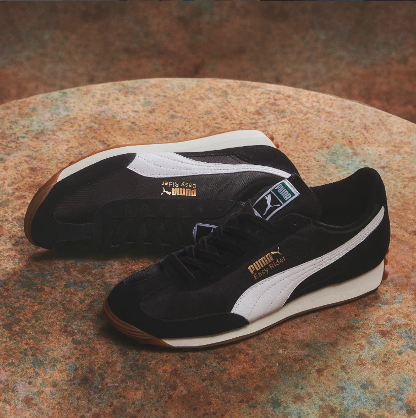 Puma Easy Rider Vintage Sneaker Archive Black White - Image 3