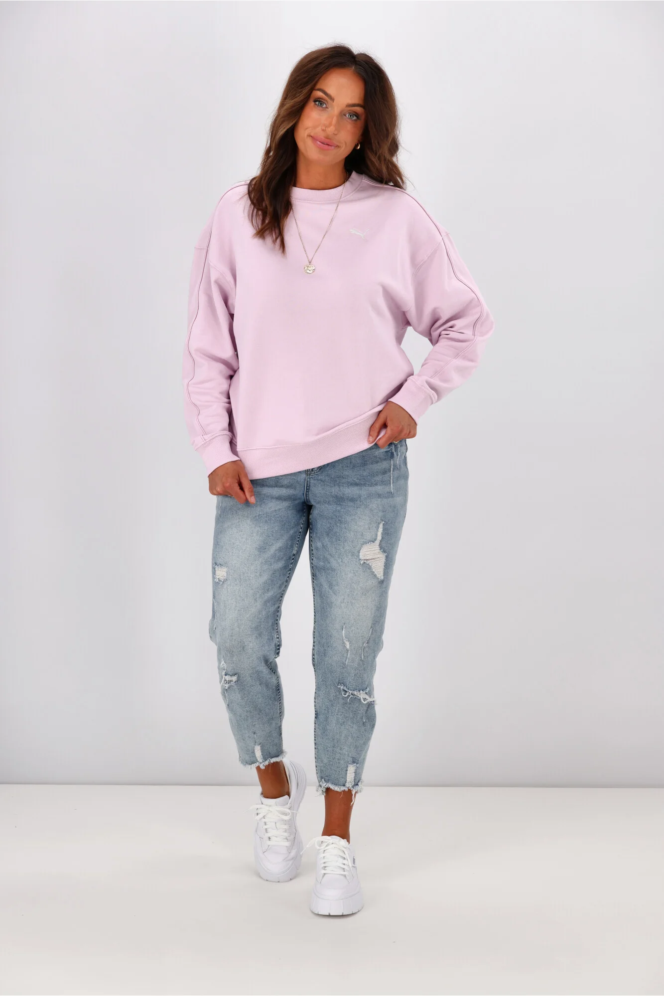 Puma HER Crew Club Grape Mist - Image 3