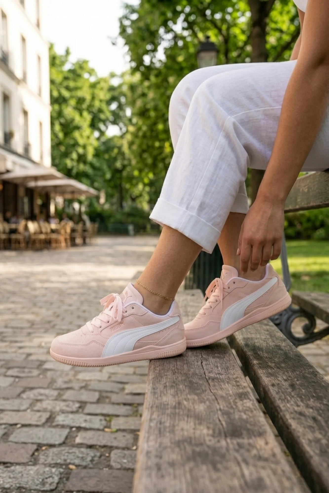 Puma K-Moda SD Jasmine Flower PUMA White Rose Gold Womens