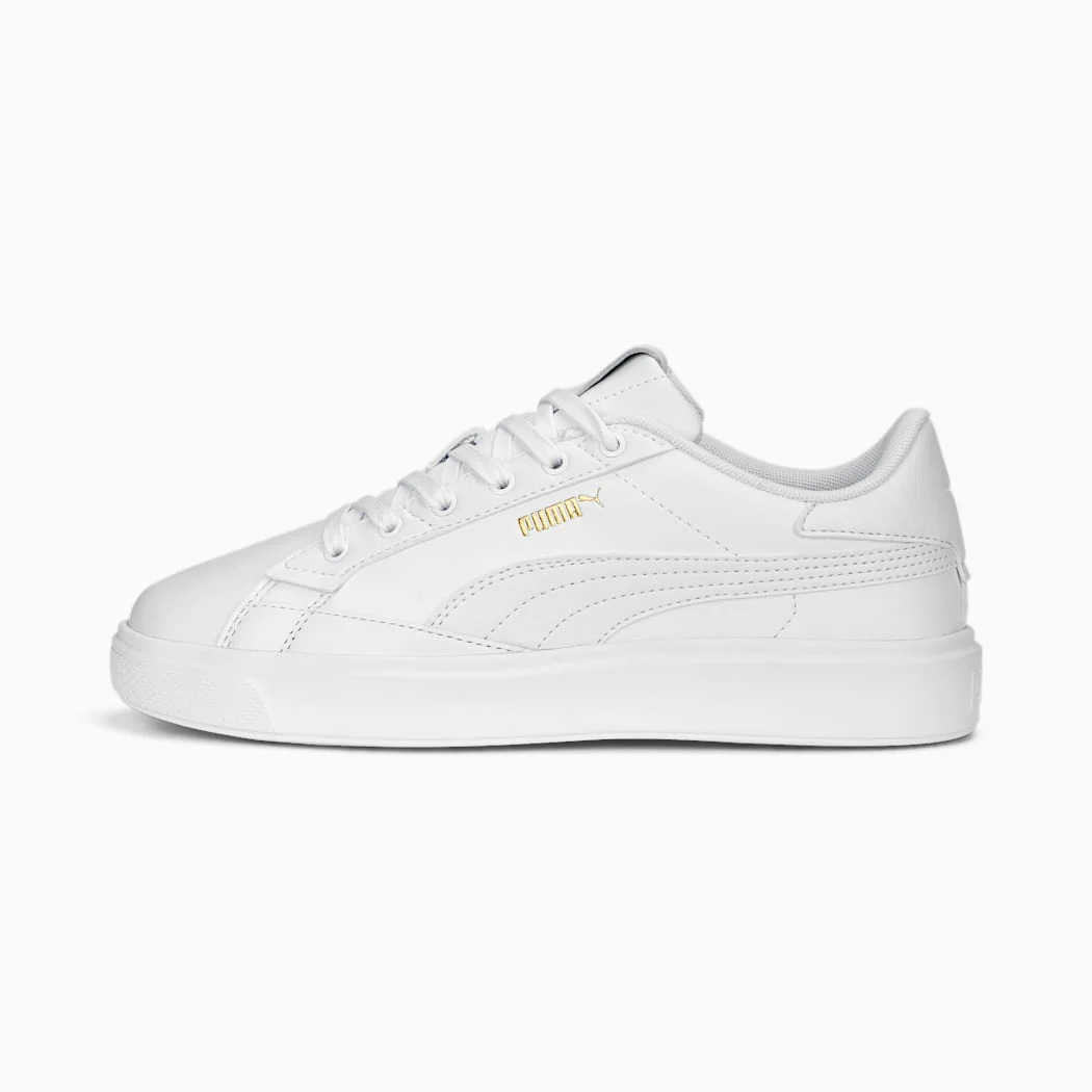 Puma Laijla Leather Womens White - Image 7