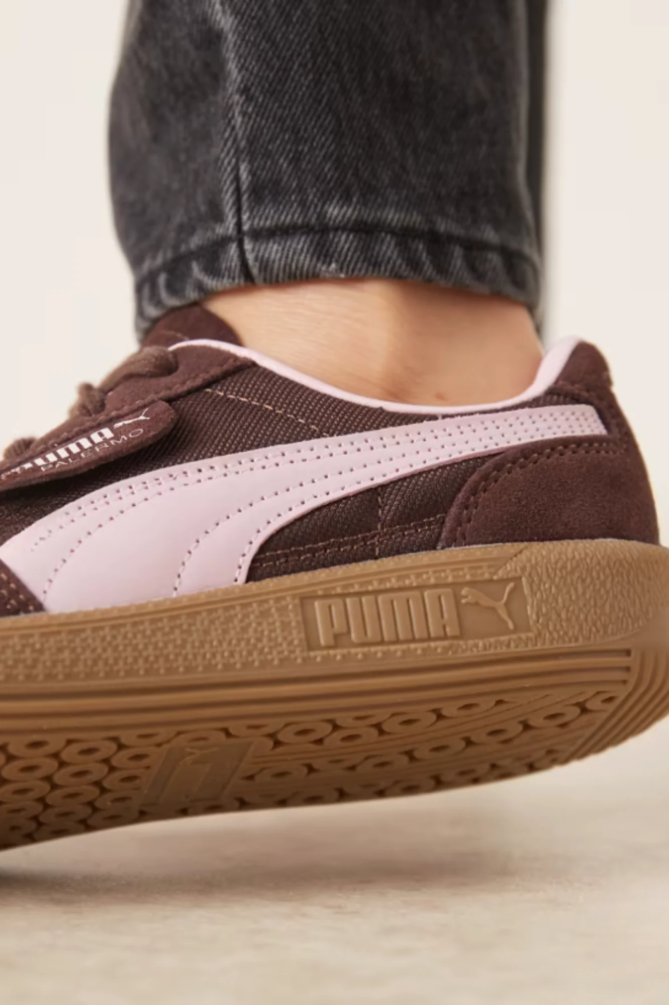 Puma Palermo Vintage Update Chocolate Brown Gum Unisex - Image 6