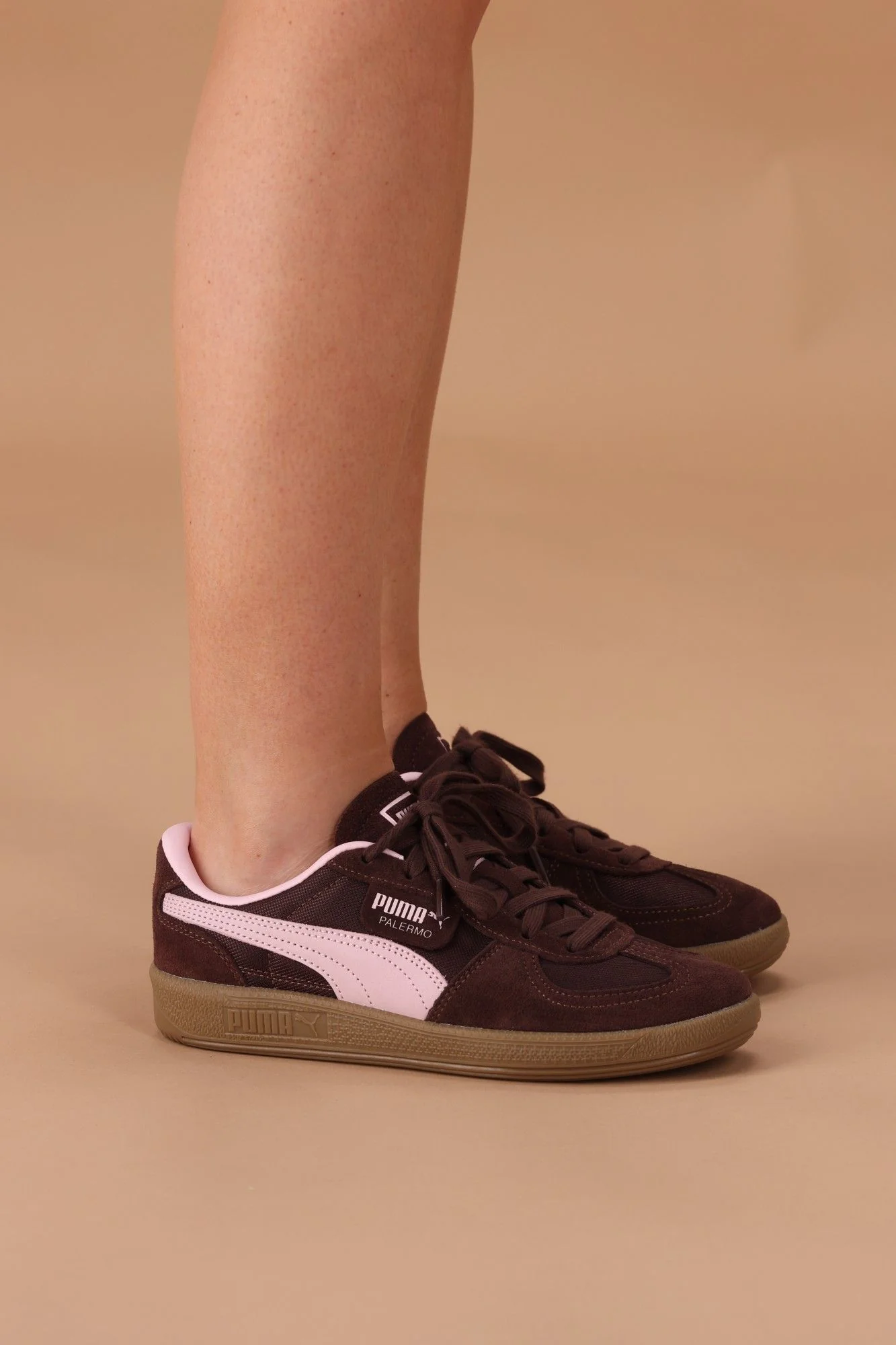 Puma Palermo Vintage Update Chocolate Brown Gum Unisex - Image 7