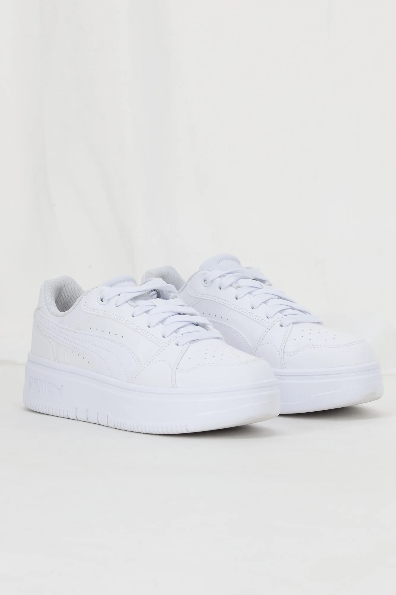 Puma Rebound Femme Low White Vapor Gray - Image 6