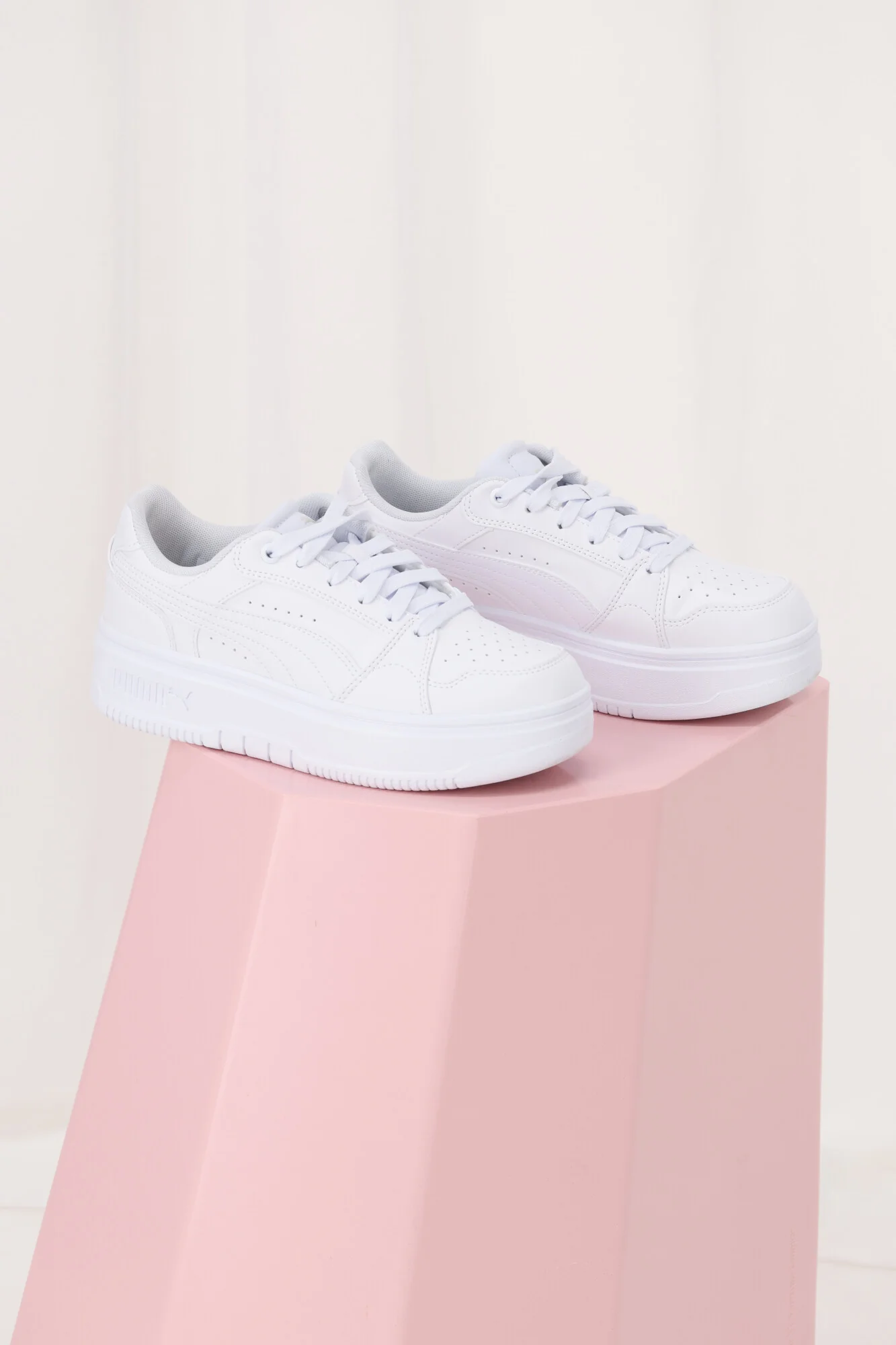 Puma Rebound Femme Low White Vapor Gray - Image 7
