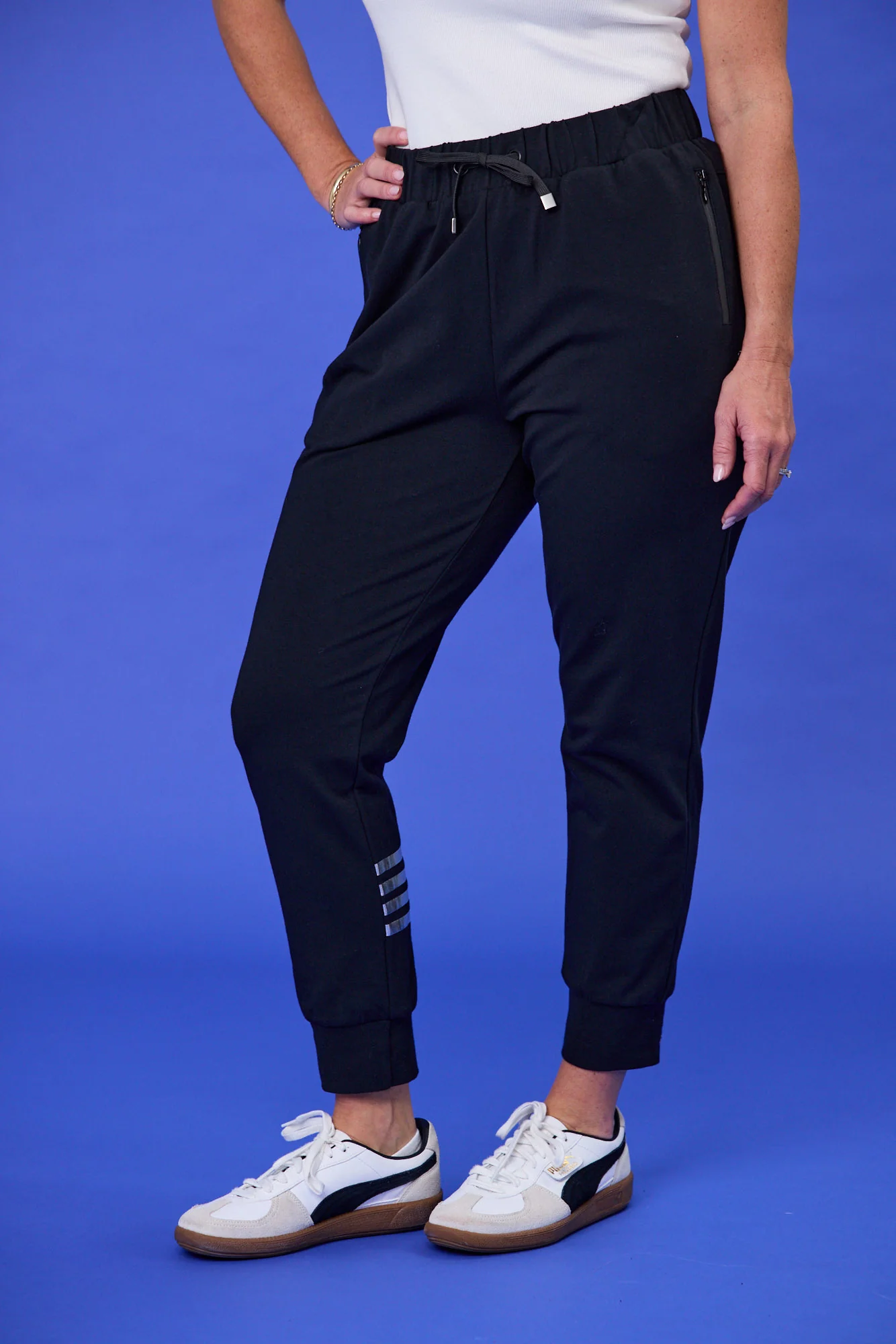 Rebel Club Aura Pant Black Silver - Image 2
