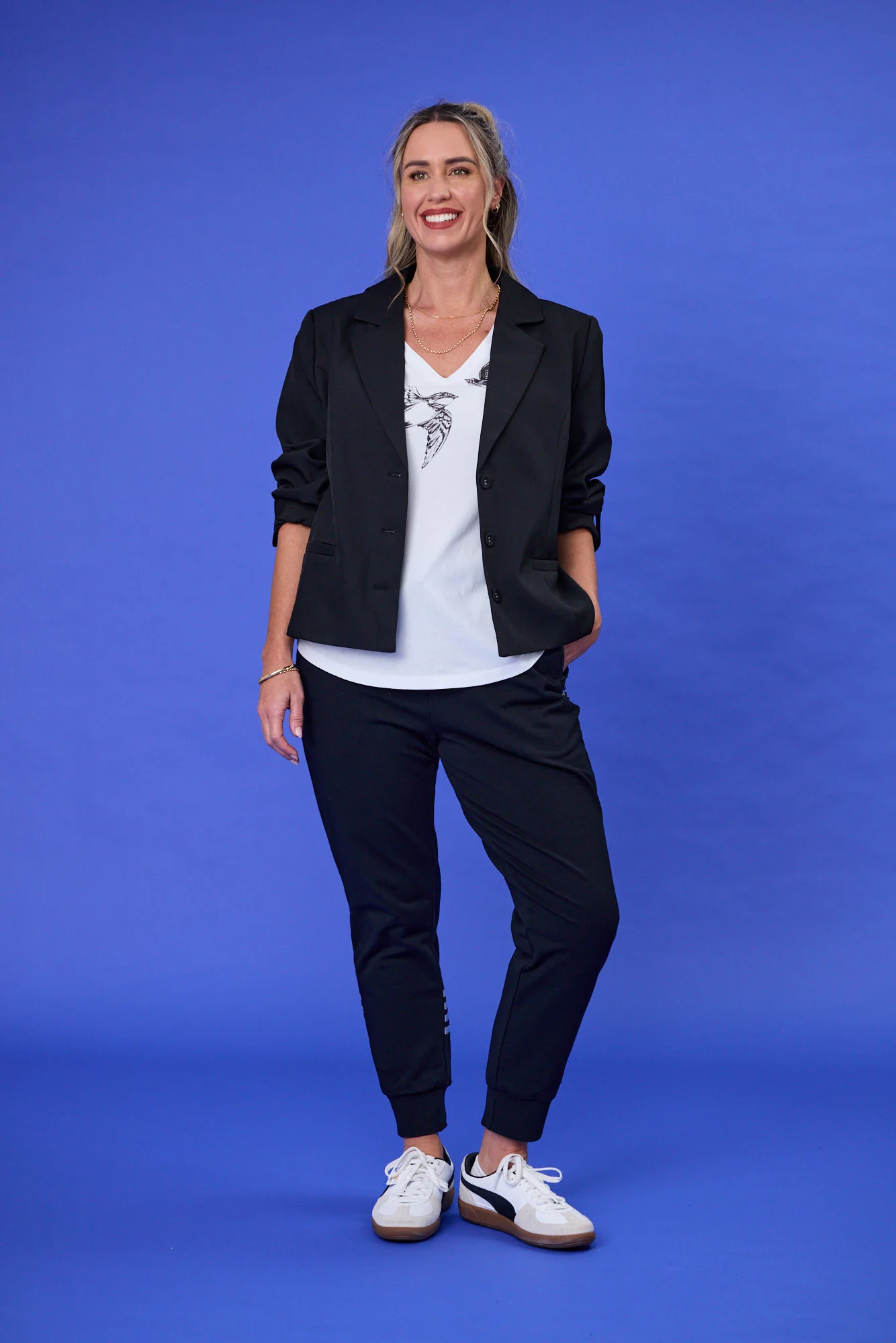 Rebel Club Aura Pant Black Silver - Image 4
