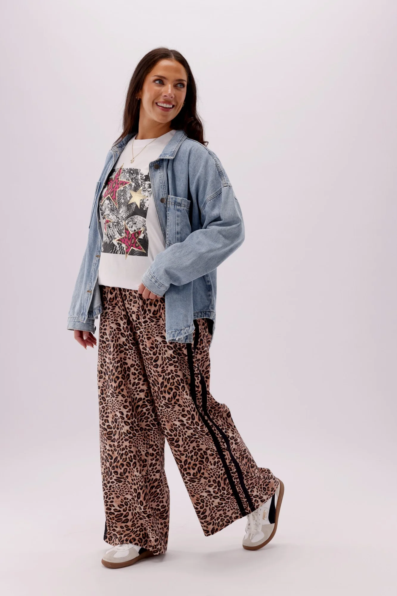Rebel Club Fierce Eve Black Stripe Pant Print - Image 2