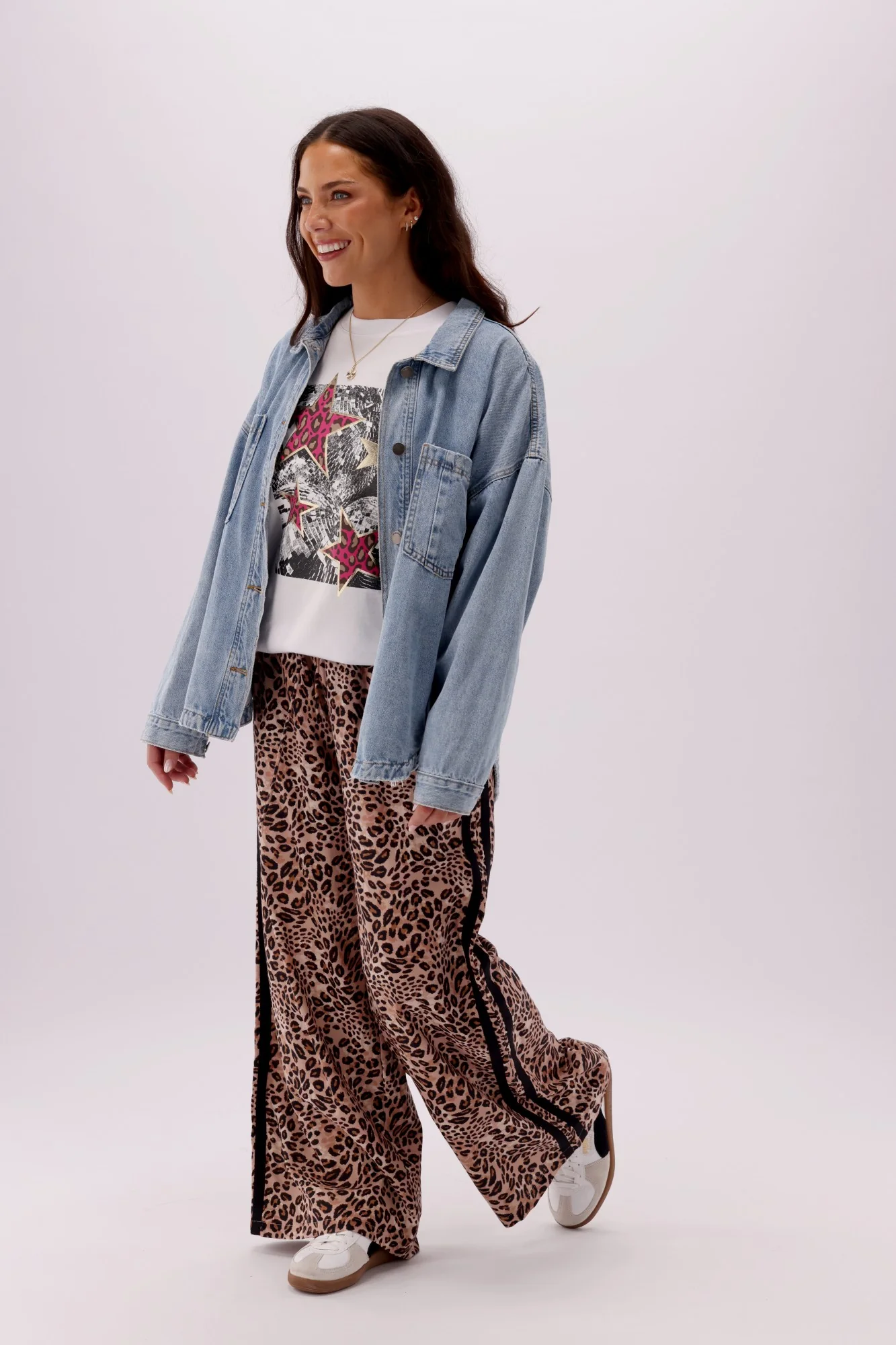 Rebel Club Fierce Eve Black Stripe Pant Print - Image 3