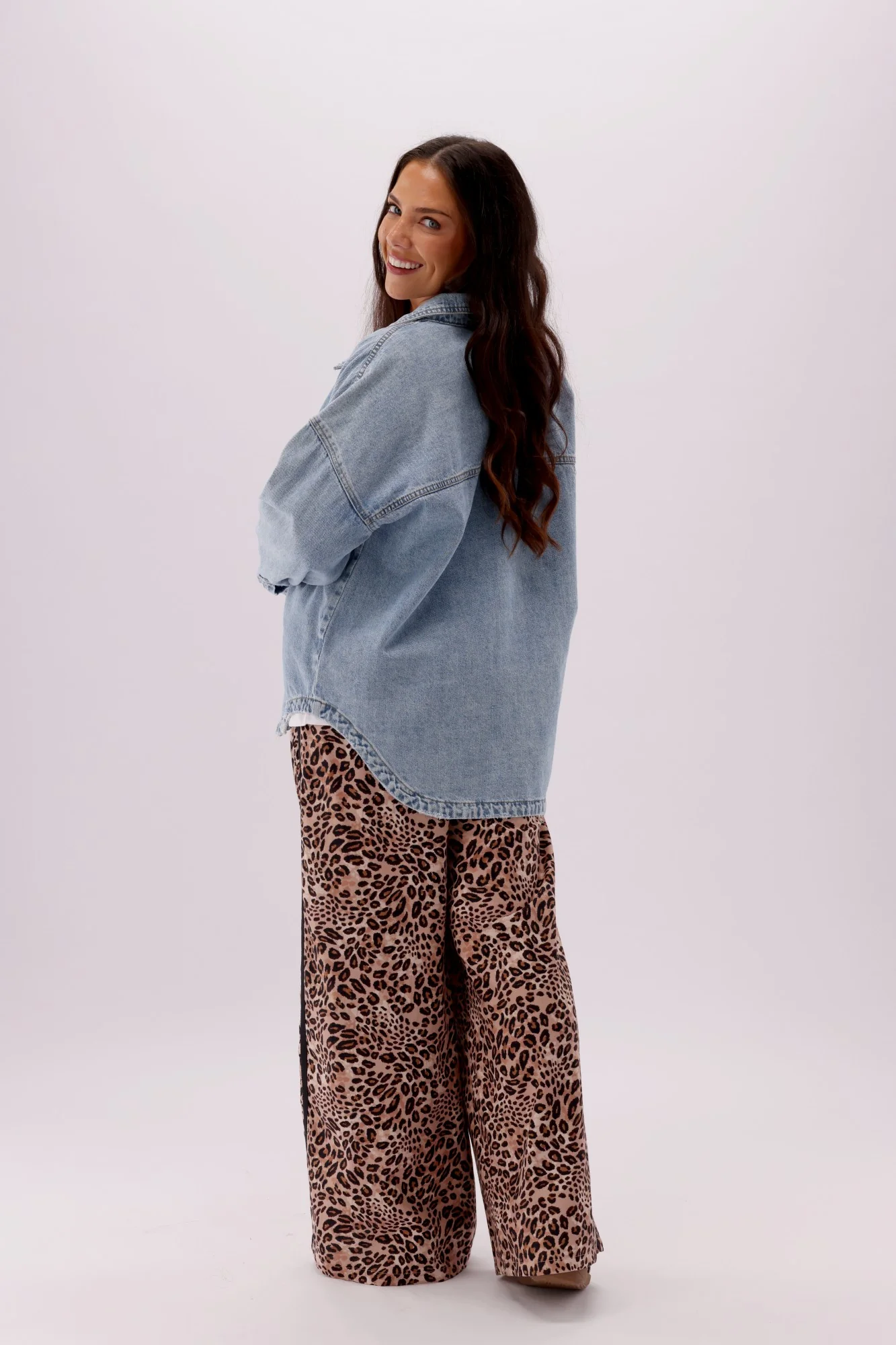 Rebel Club Fierce Eve Black Stripe Pant Print - Image 4