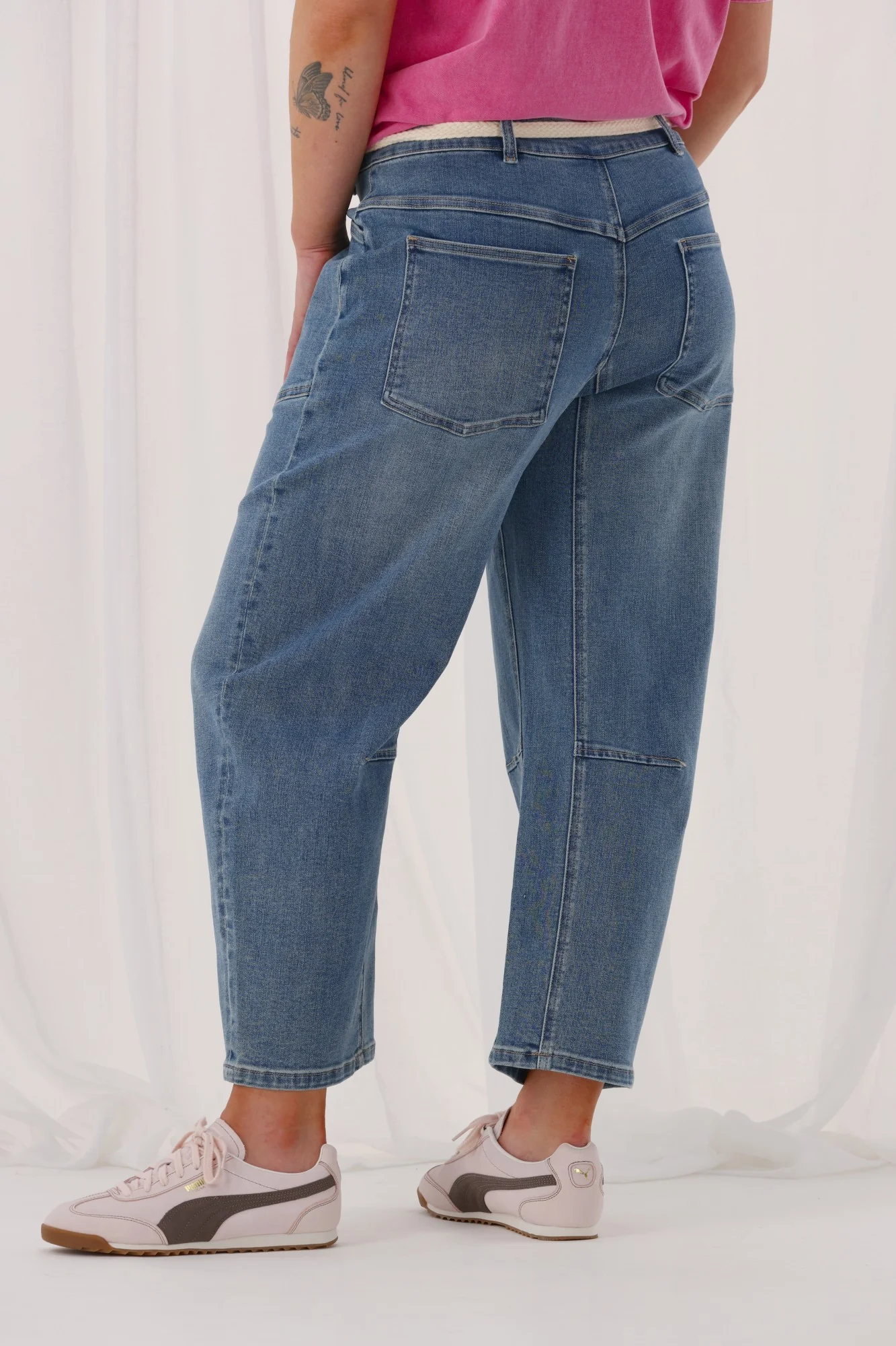 Rebel Club Hayden Slouchy Jean Washed Blue - Image 2