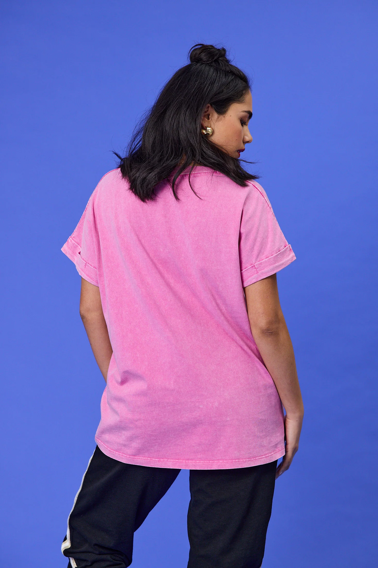 Rebel Club Love Bolted Capsleeve Tee Pink - Image 7
