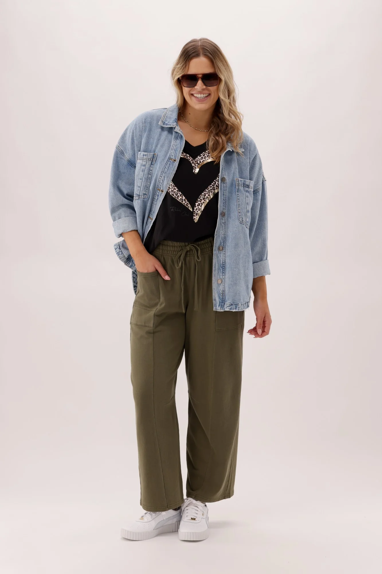 Rebel Club Nova Barrel Pant Khaki - Image 3