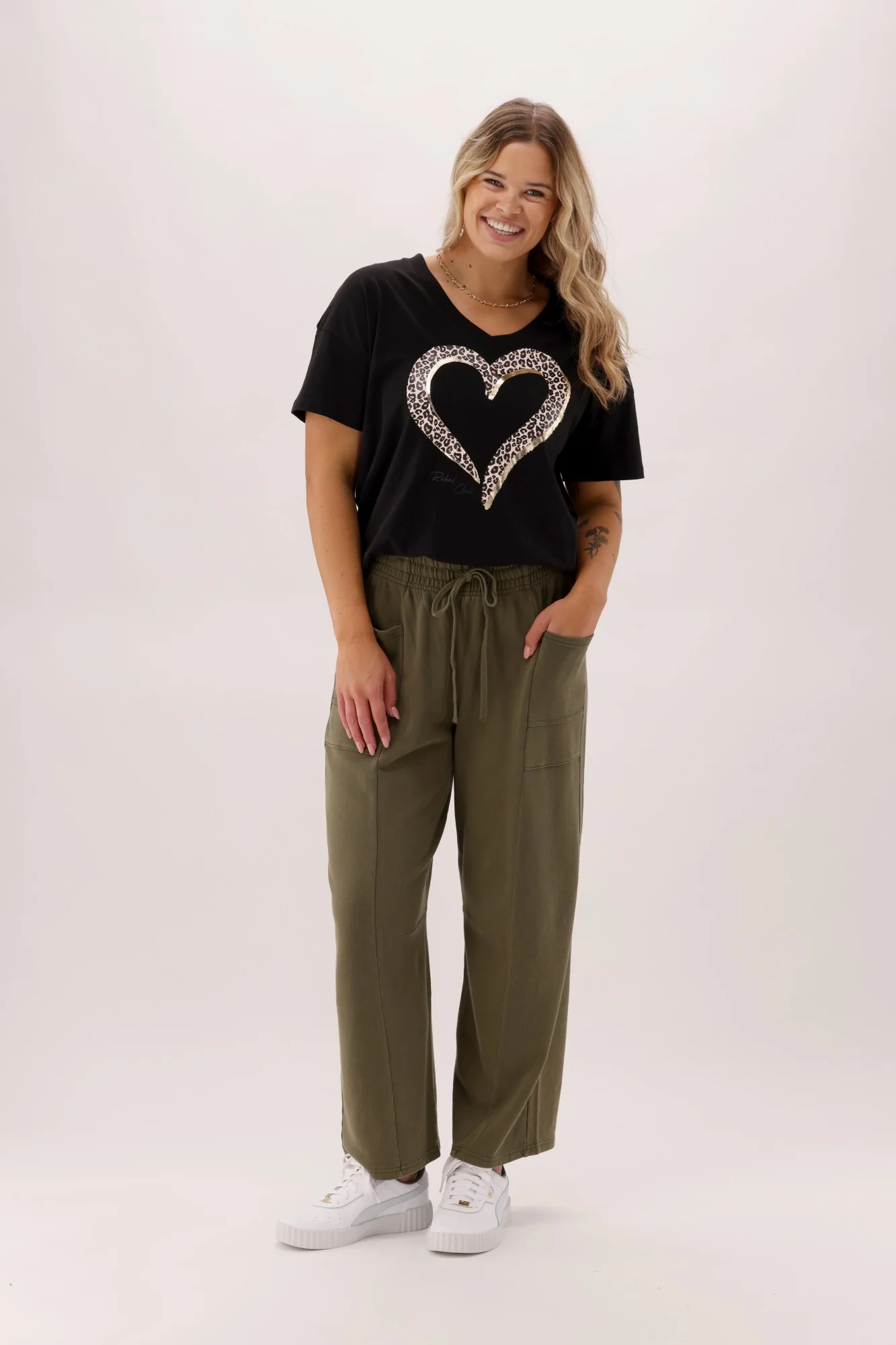 Rebel Club Nova Barrel Pant Khaki - Image 4