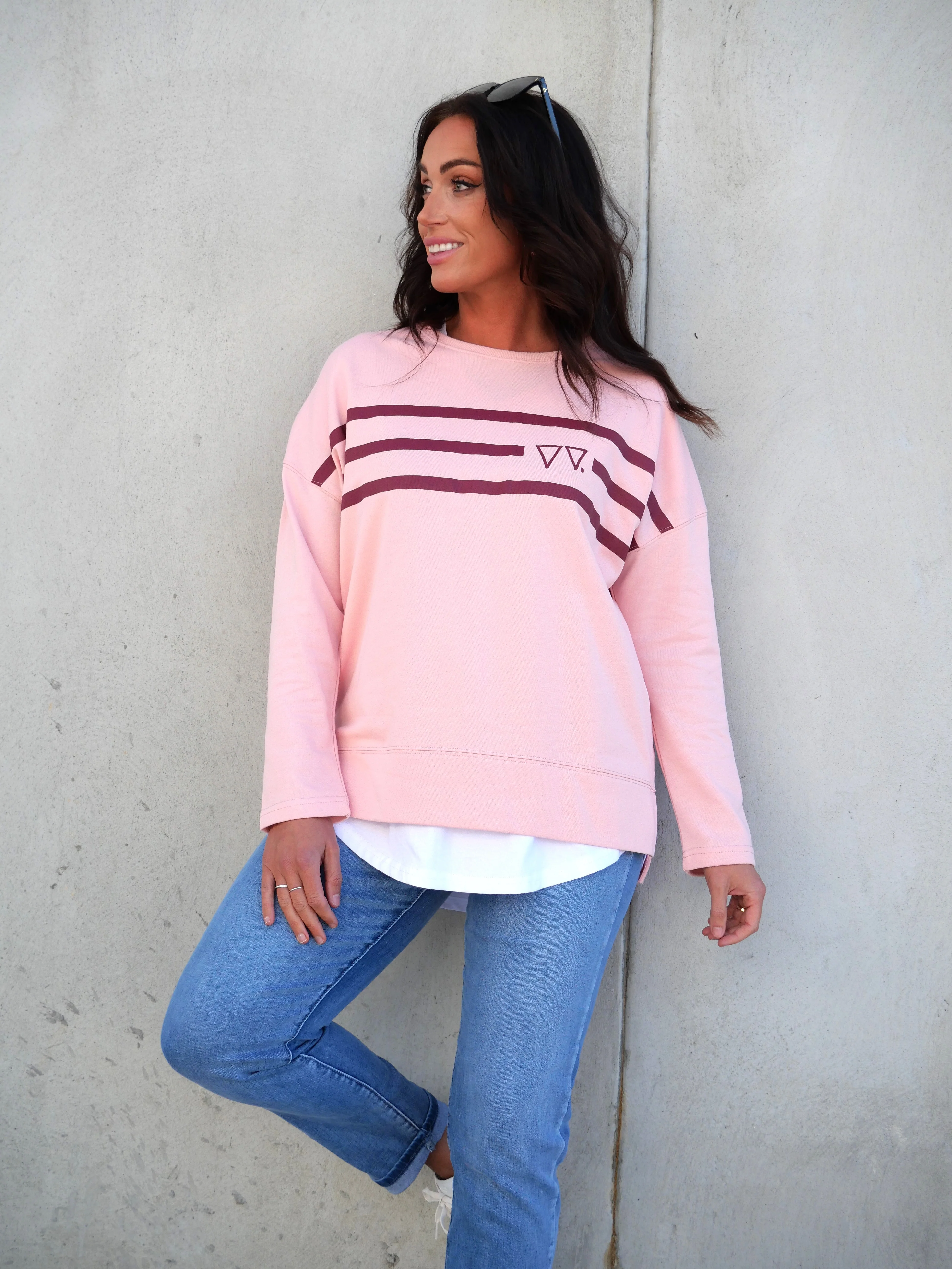 Rebel Club Phoenix Throw On Top Pink