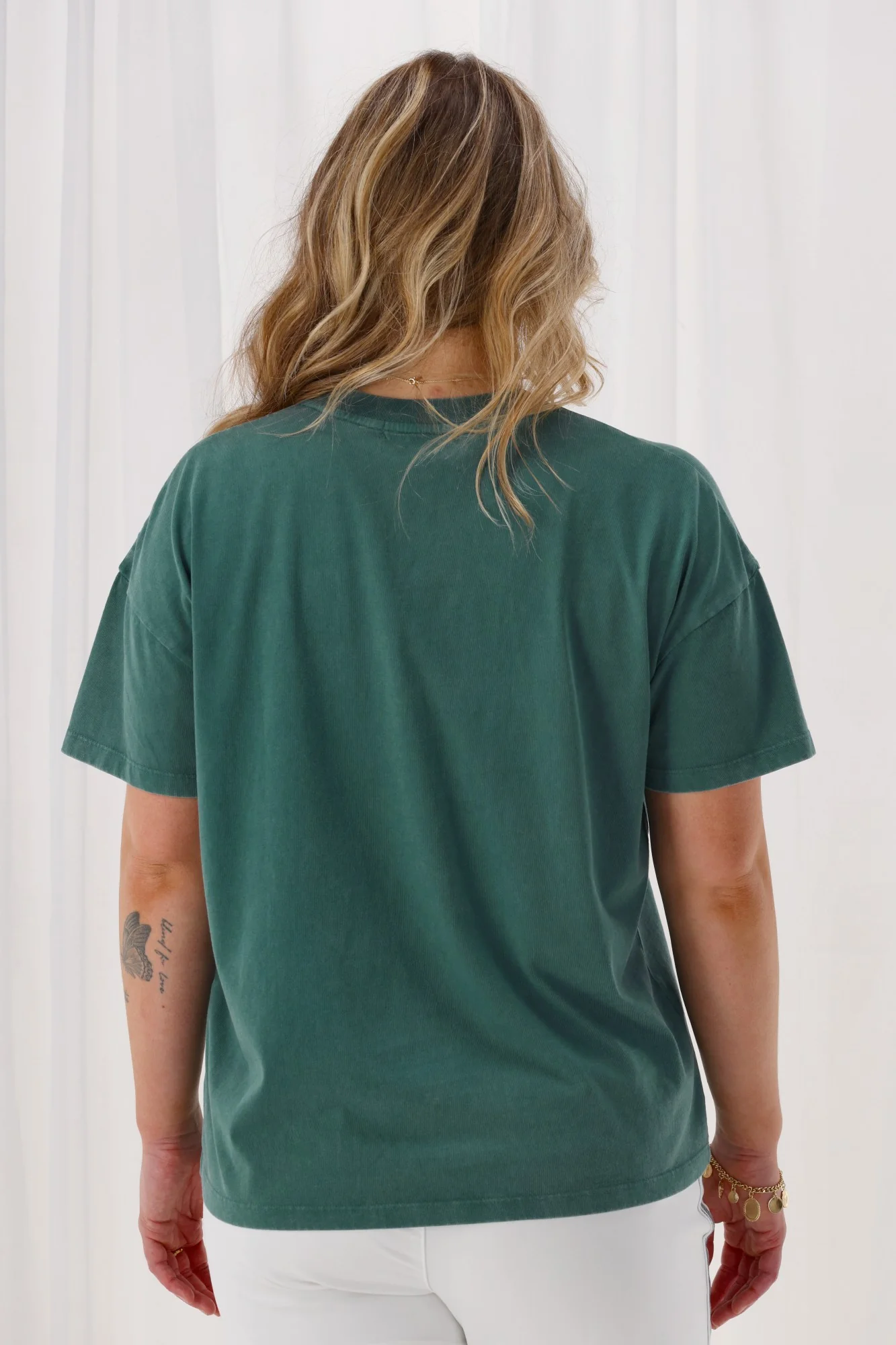 Rebel Club Revolution Boyfriend Tee Green - Image 10