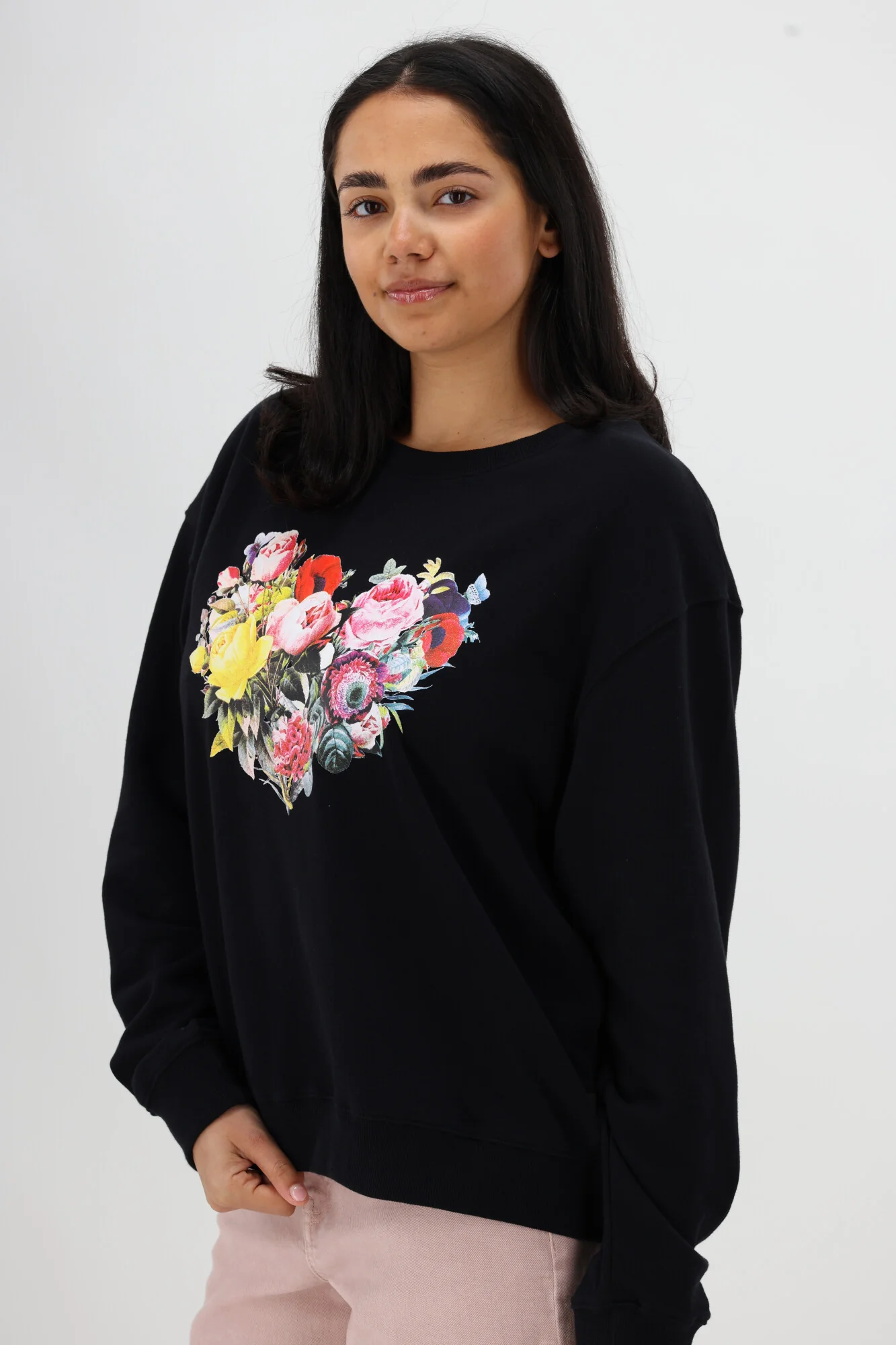 Rebel Club Vintage Floral Heart Black - Image 10