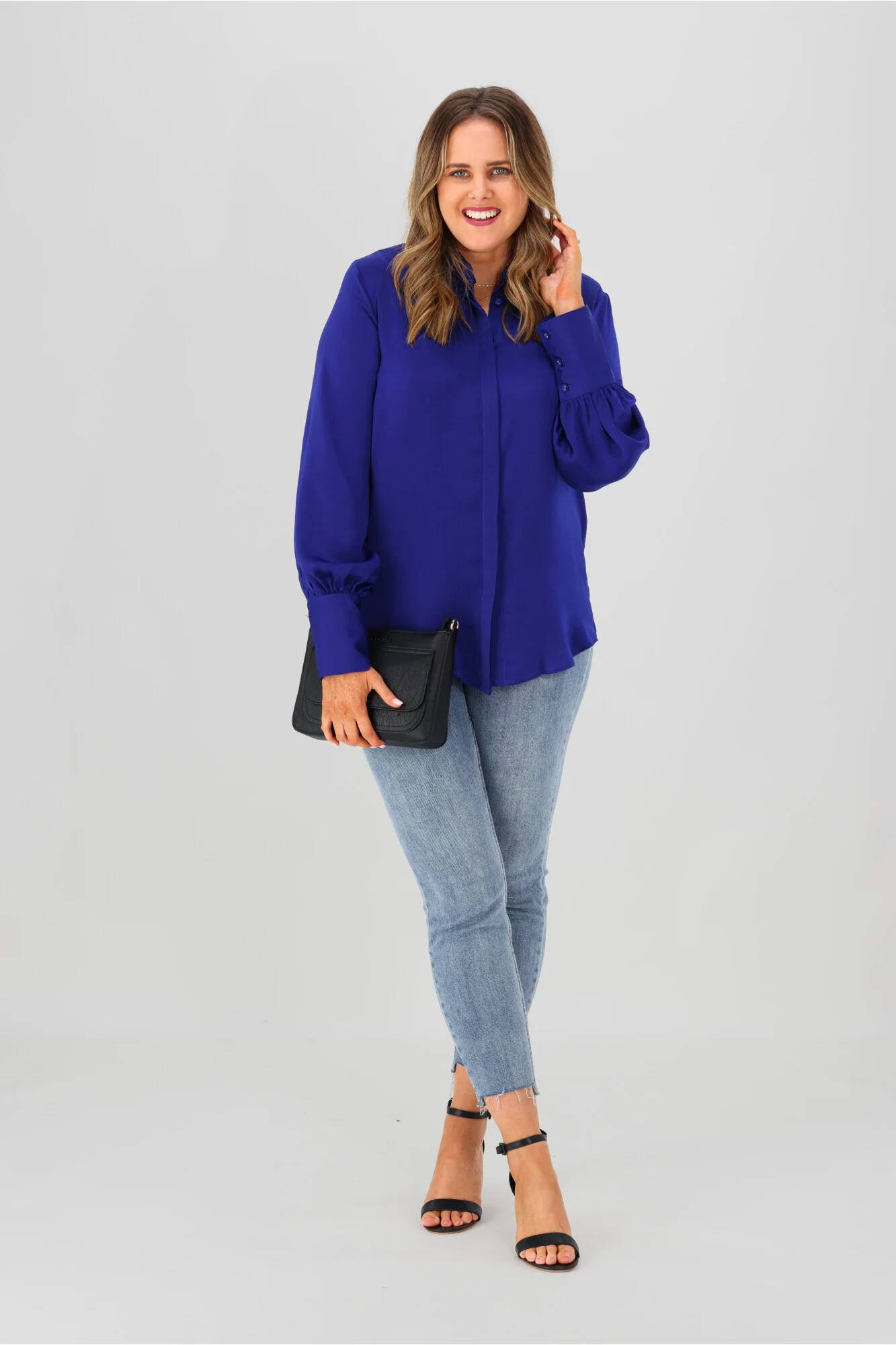 Roseason Farah Blouse Blue - Image 5