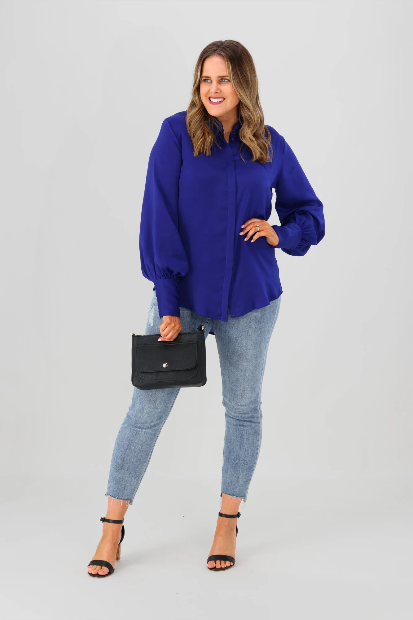Roseason Farah Blouse Blue - Image 6