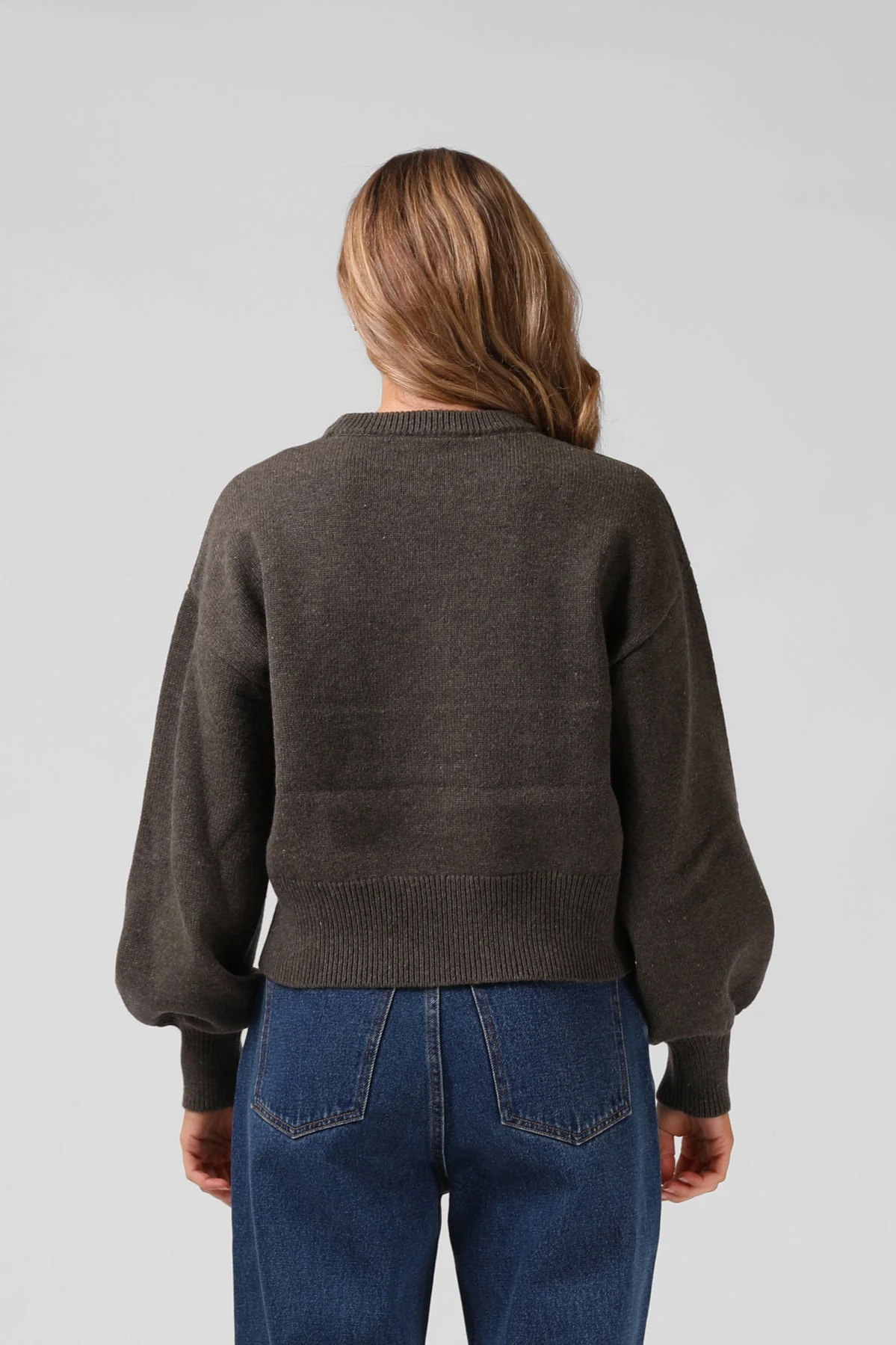 RPM Ayla Varsity Knit Khaki - Image 3