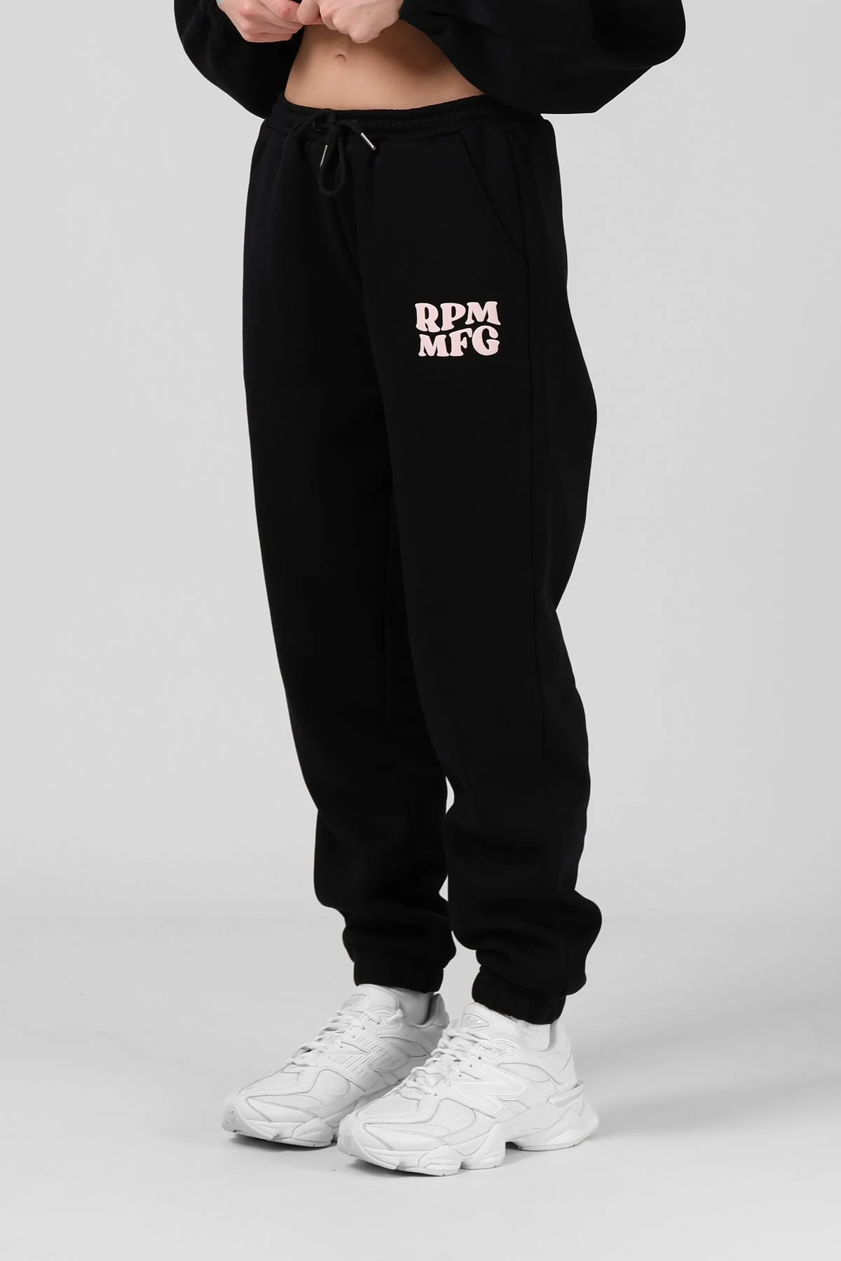 RPM Baggy Track Pant Black - Image 2