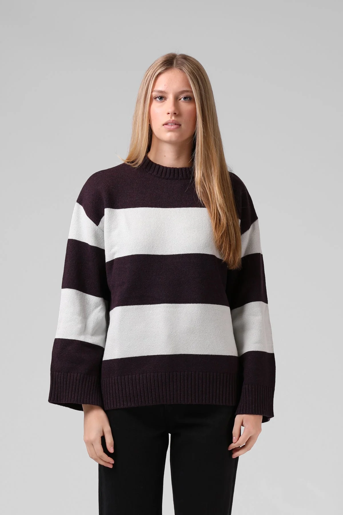 RPM Georgia Stripe Knit Purple Ice