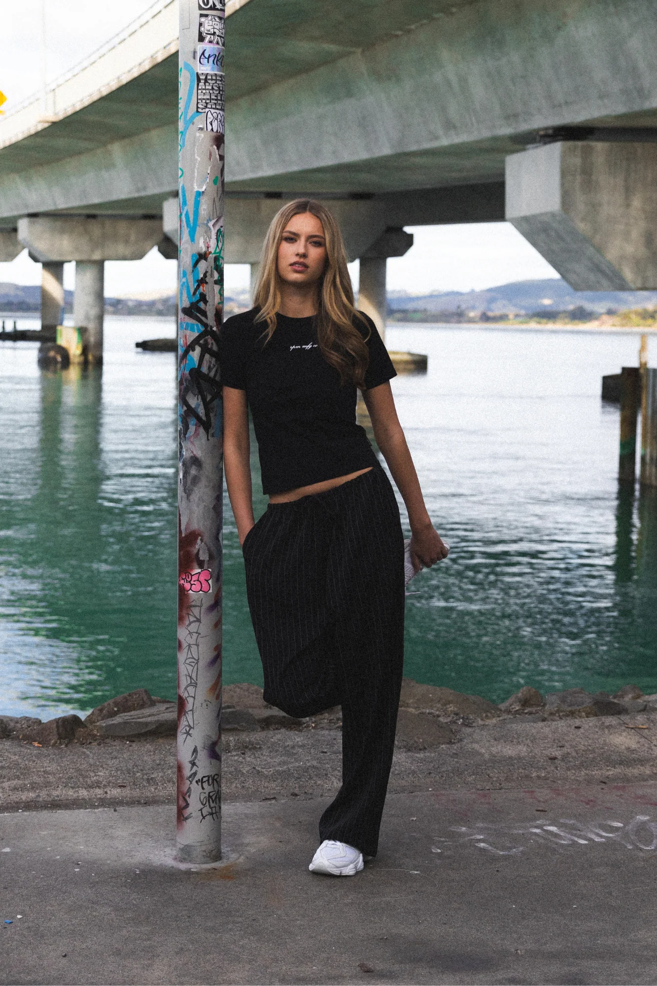 RPM Norma Pant Black Stripe