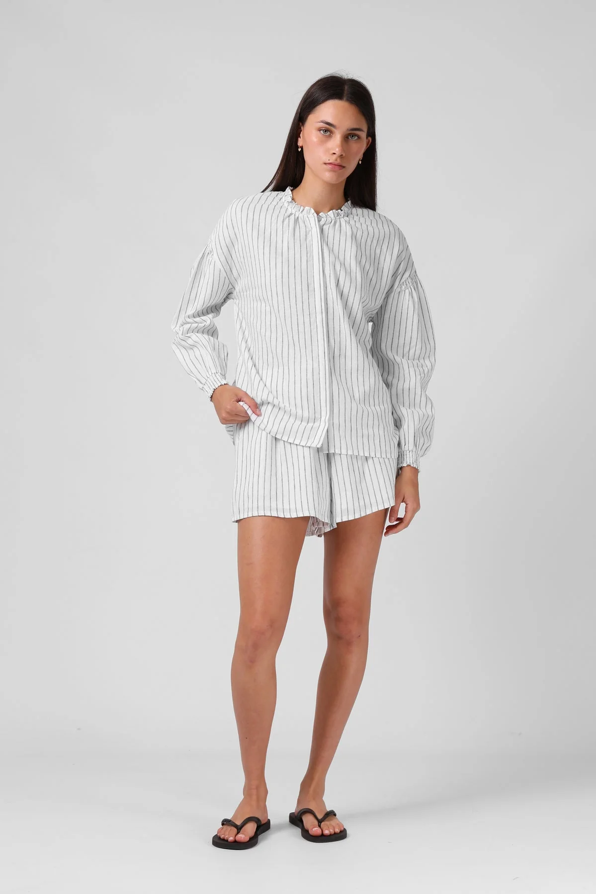 RPM Tilly Short White Stripe - Image 3
