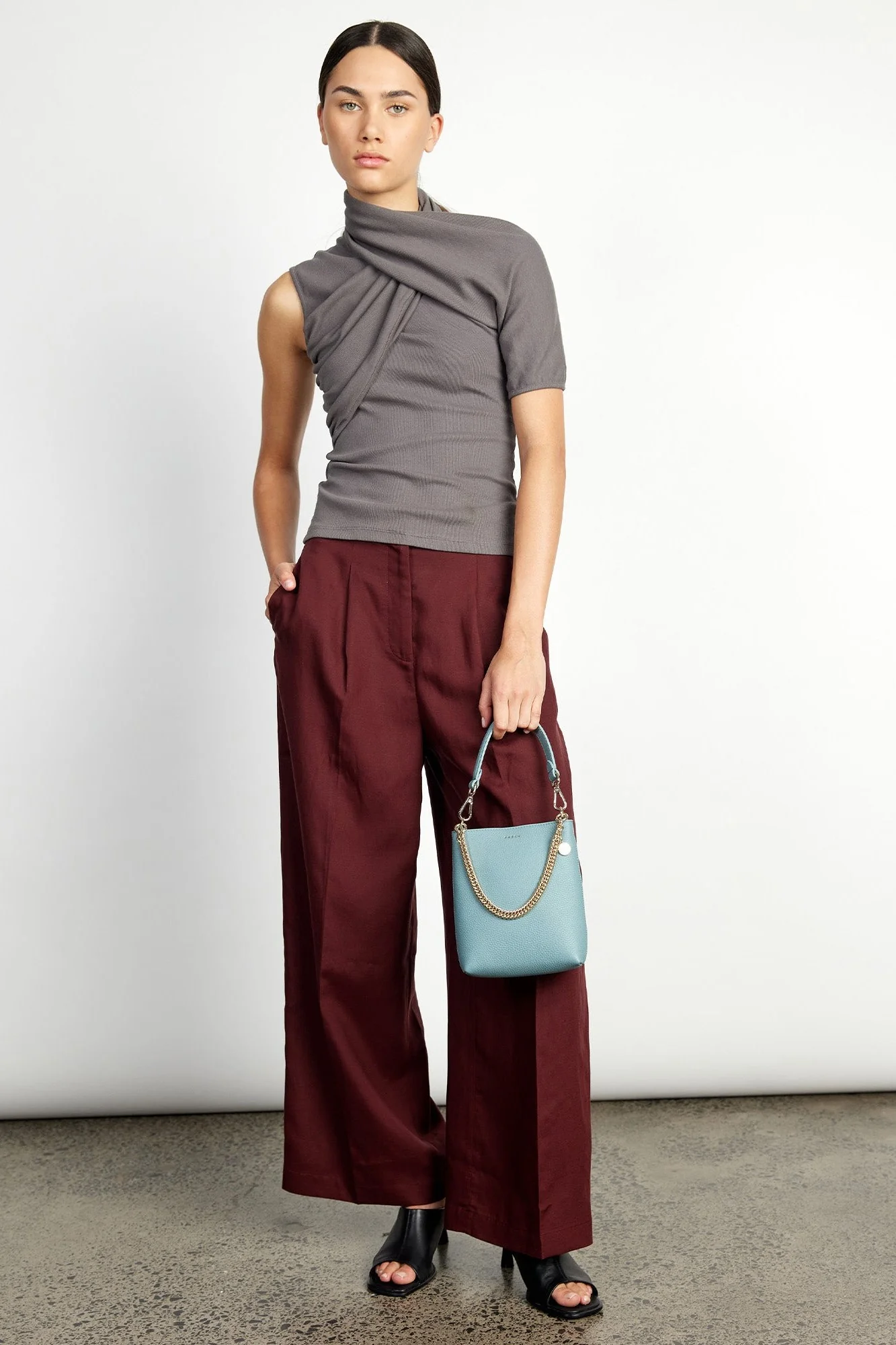 Saben Coco Mini Bag Duck Egg - Image 3