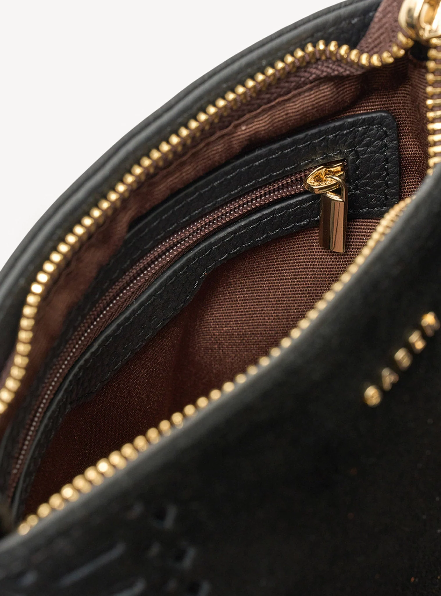 Saben Coco Mini Bag Suede + Fringe Black - Image 4