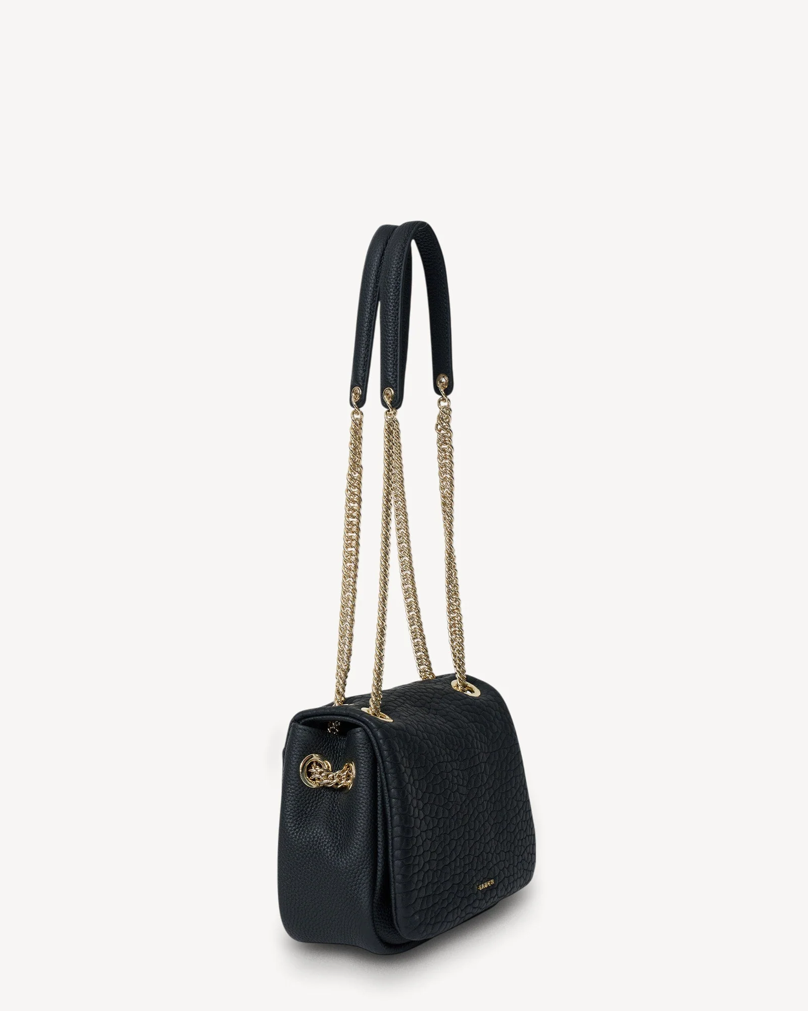 Saben Flo Shoulder Bag Black Bubble - Image 7