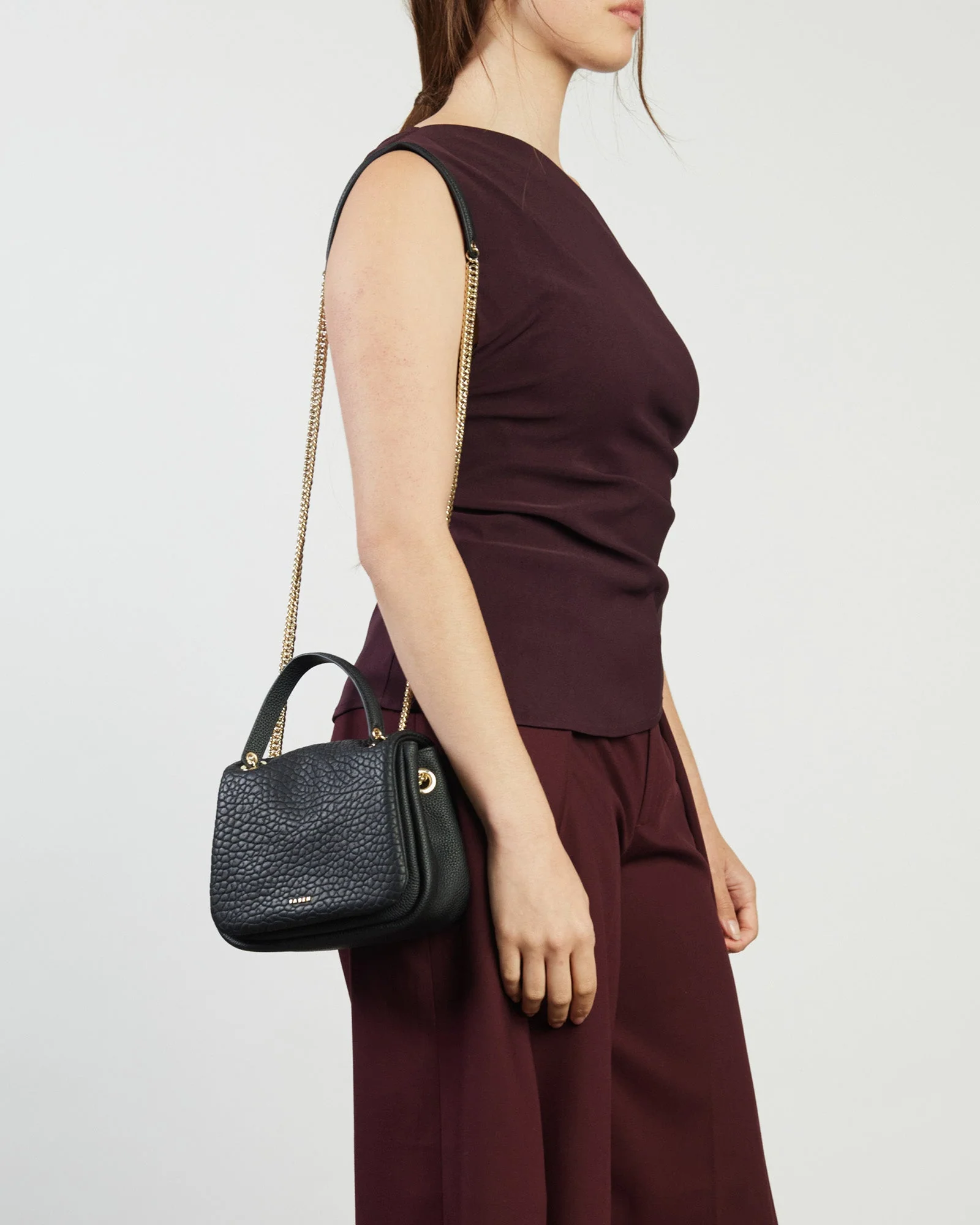 Saben Flo Shoulder Bag Black Bubble - Image 8