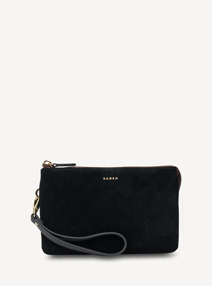 Saben Tilly Crossbody Black Suede - Image 4