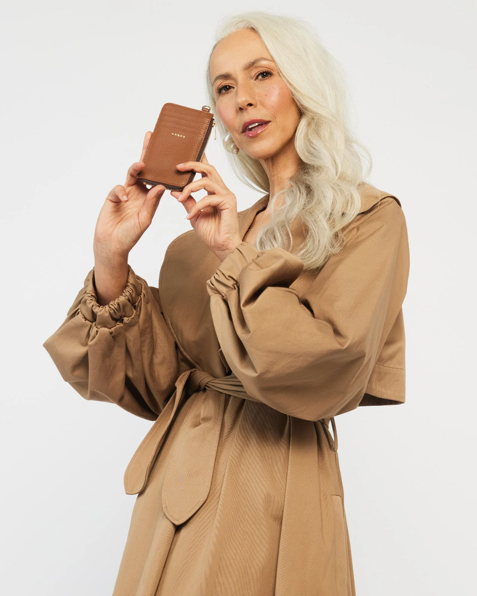 Saben Winona Card Holder Tan - Image 4