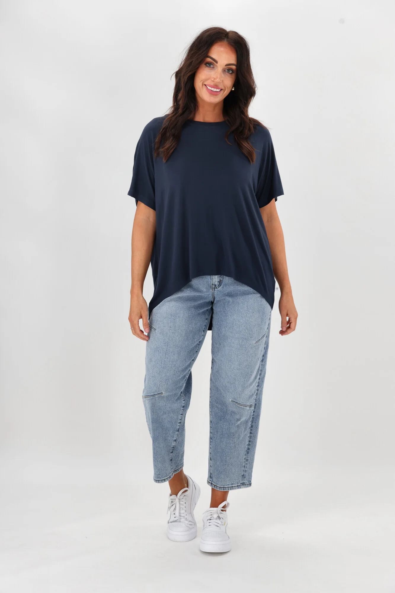 Shine On Essentials Comfort Tee Navy - Image 3
